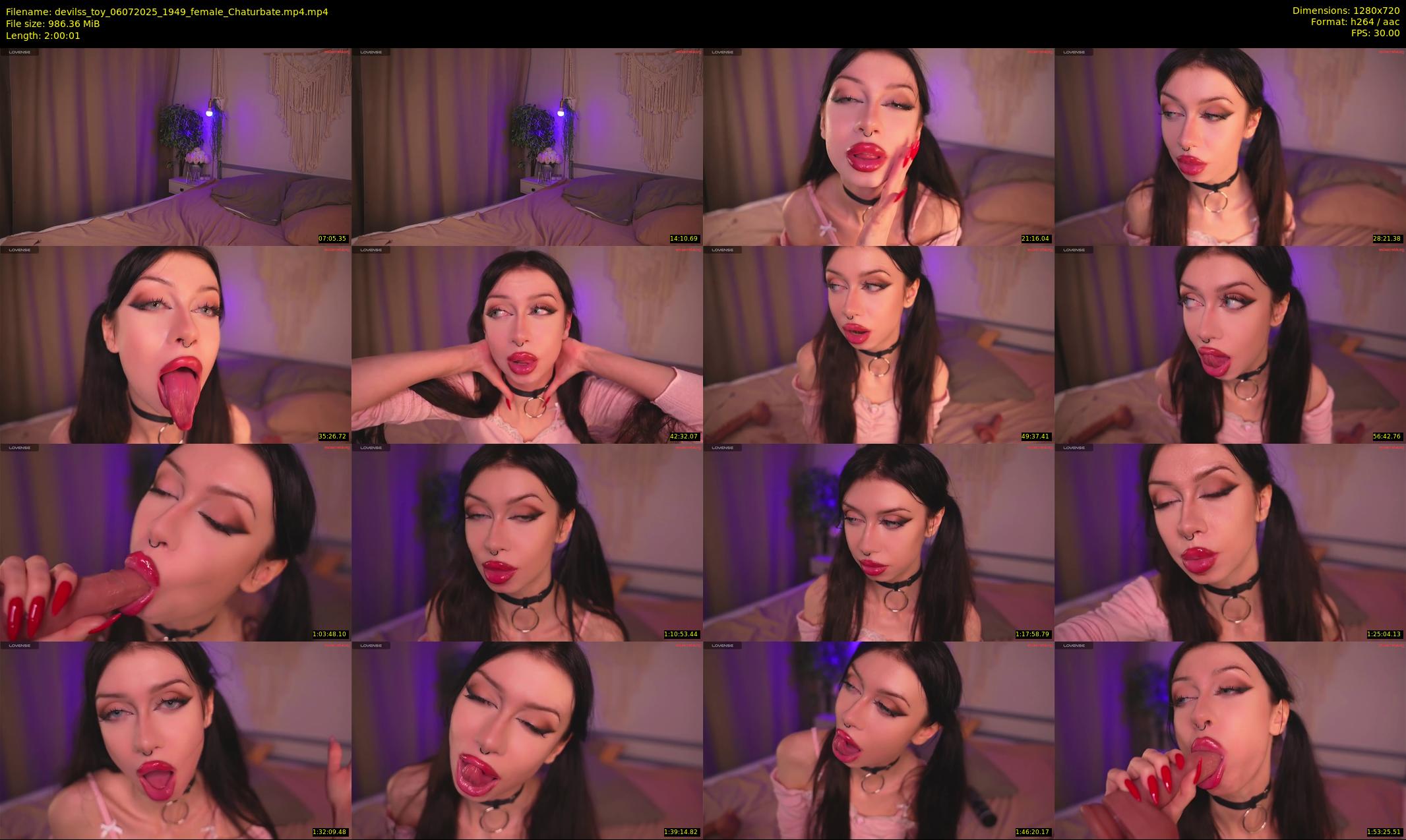 devilss_toy — 121 minute Chaturbate female cam show recording, 720p, Jul 6, 2025