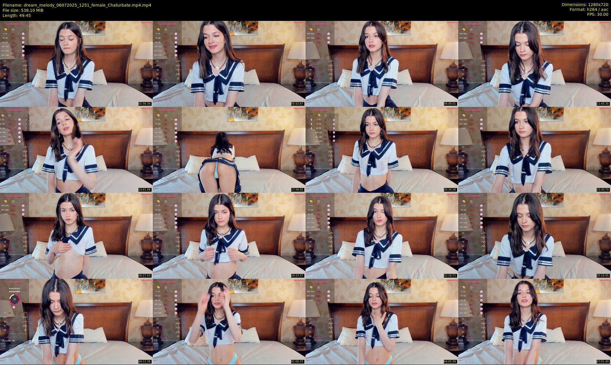 dream_melody — 50 minute Chaturbate female cam show recording, 720p, Jul 6, 2025