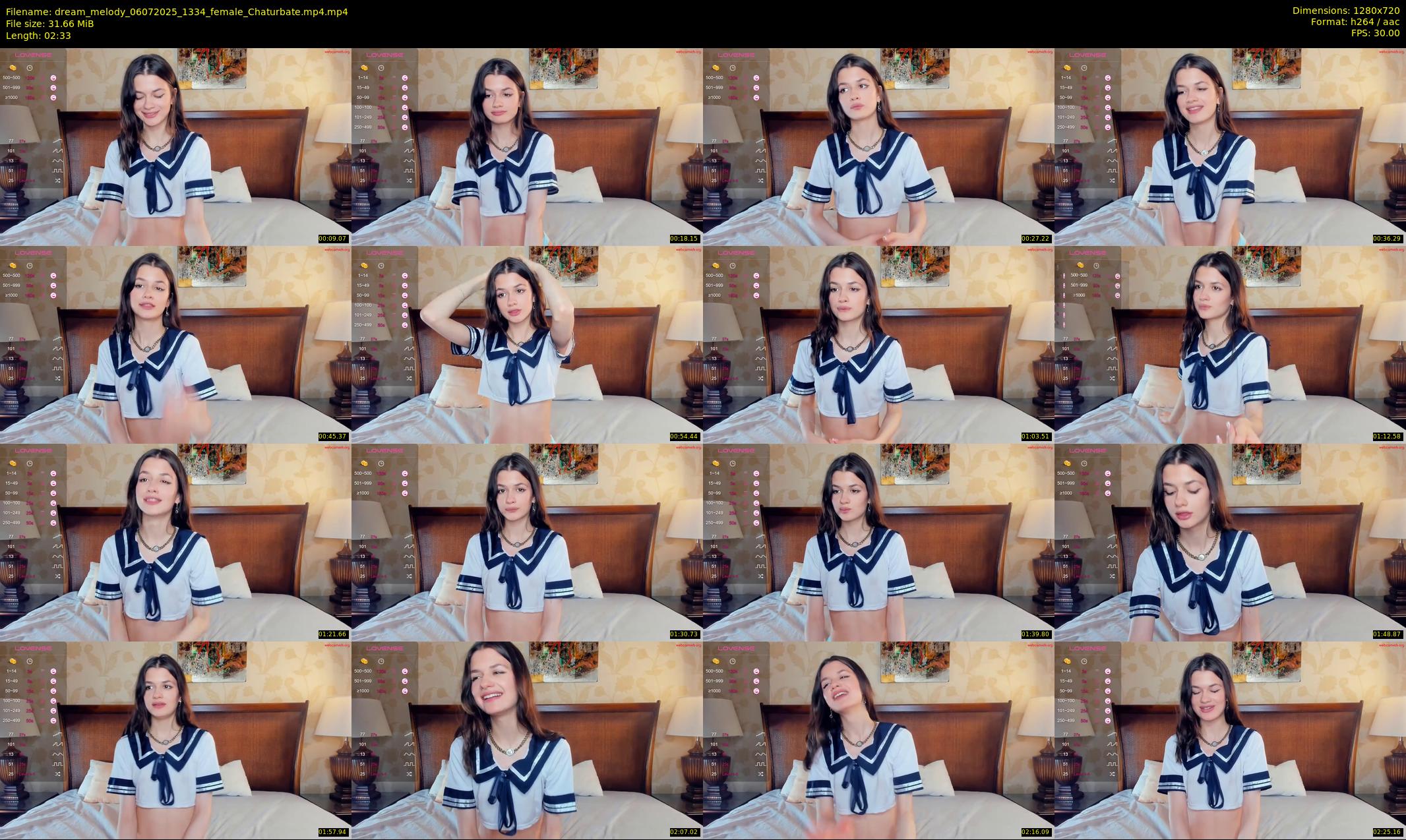 dream_melody — 3 minute Chaturbate female cam show recording, 720p, Jul 6, 2025