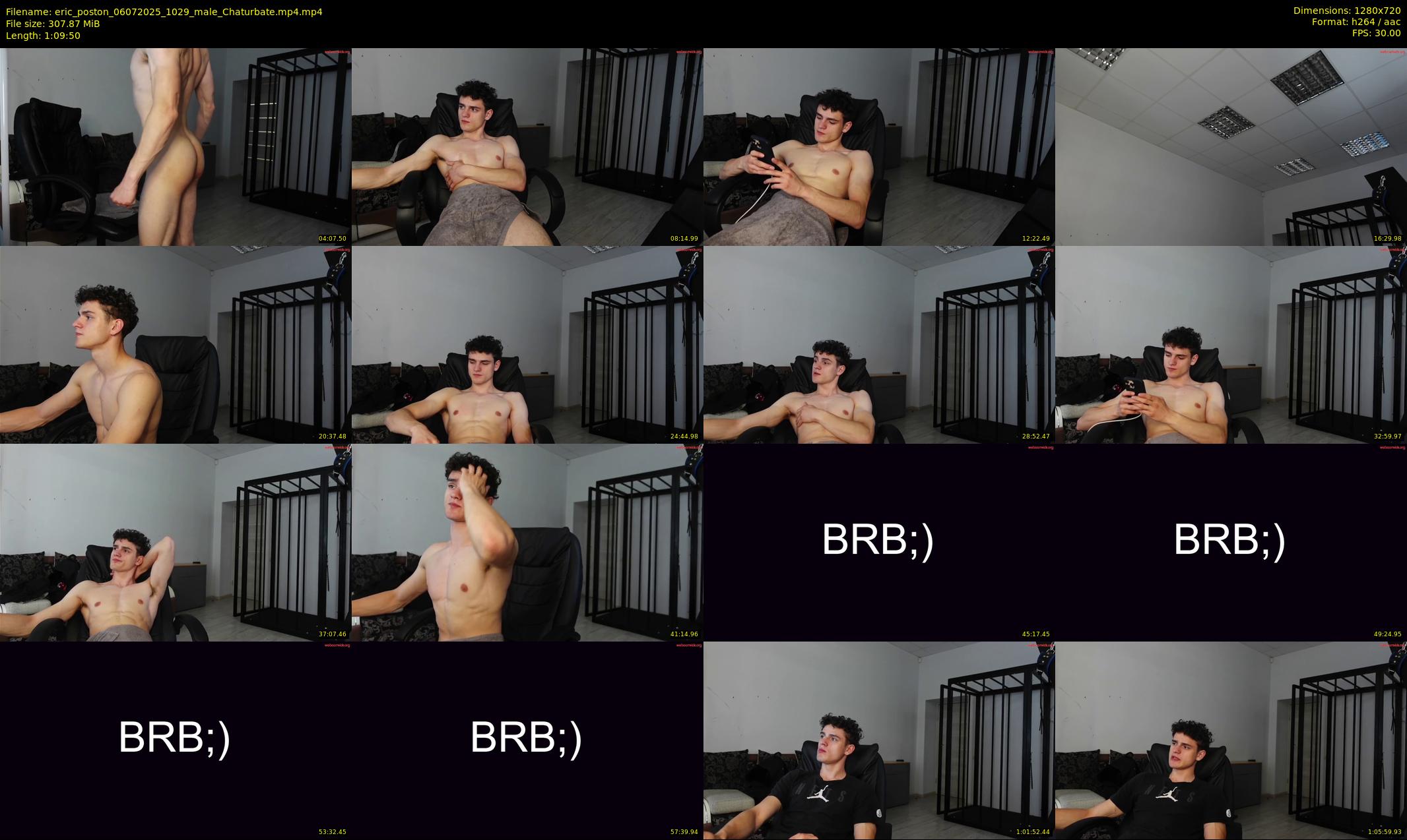 eric_poston — 70 minute Chaturbate male cam show recording, 720p, Jul 6, 2025