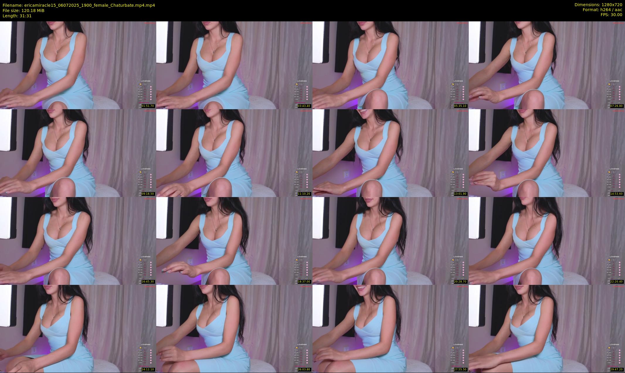 ericamiracle15 — 32 minute Chaturbate female cam show recording, 720p, Jul 6, 2025