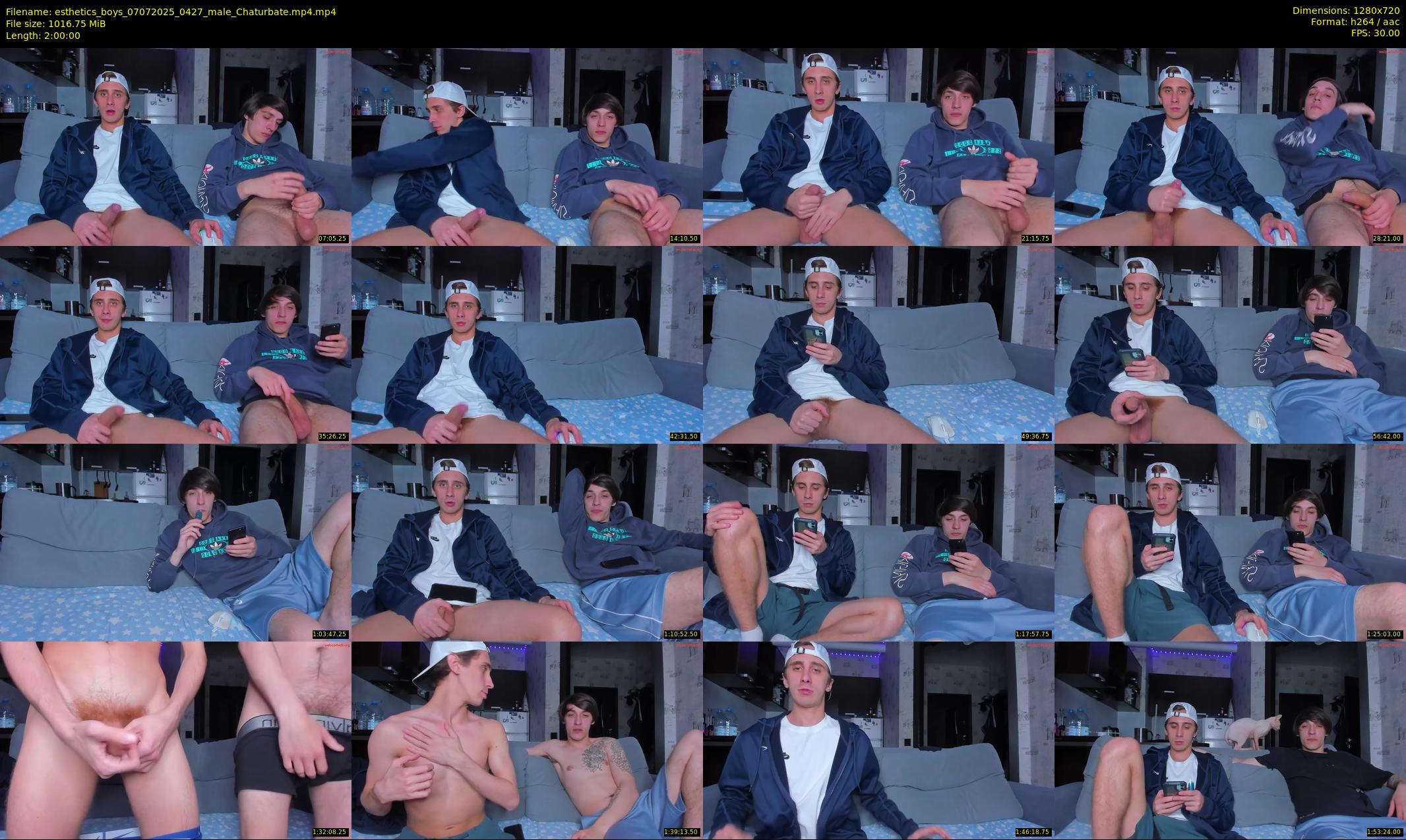 esthetics_boys — 120 minute Chaturbate male cam show recording, 720p, Jul 7, 2025