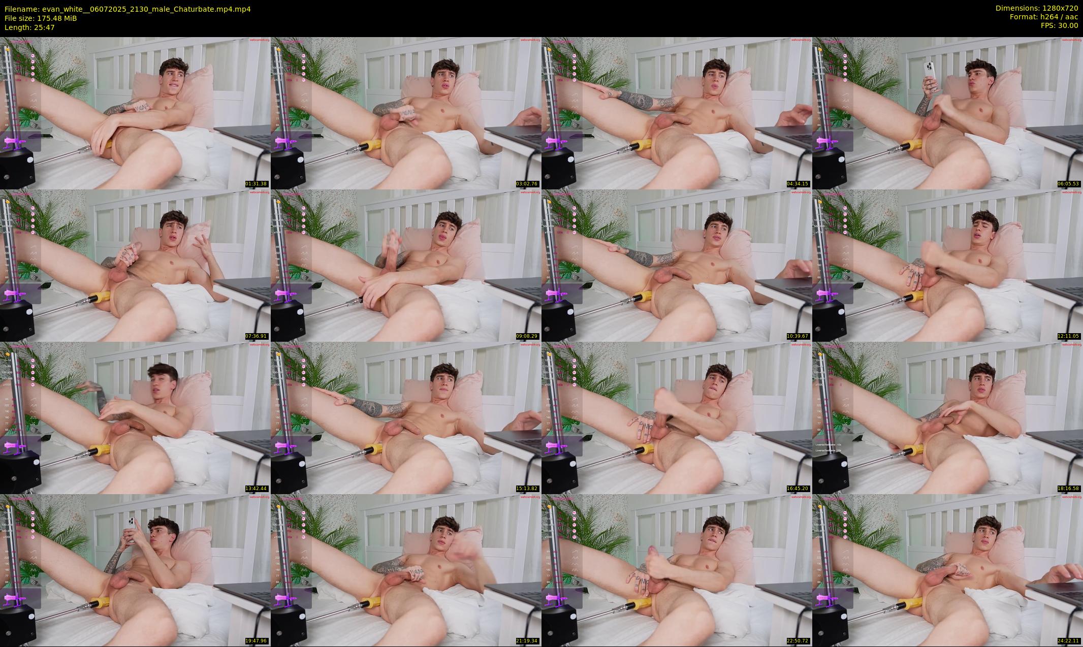evan_white_ — 26 minute Chaturbate male cam show recording, 720p, Jul 6, 2025