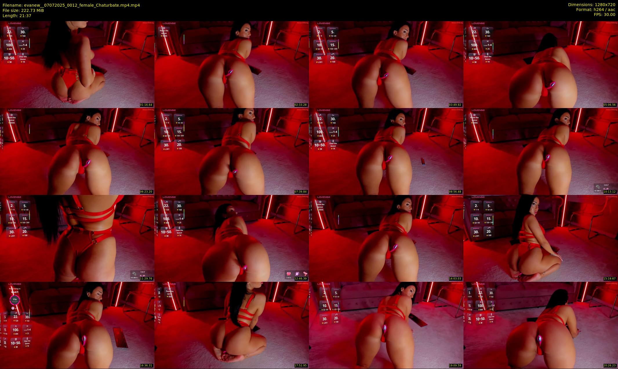evanew_ — 22 minute Chaturbate female cam show recording, 720p, Jul 7, 2025