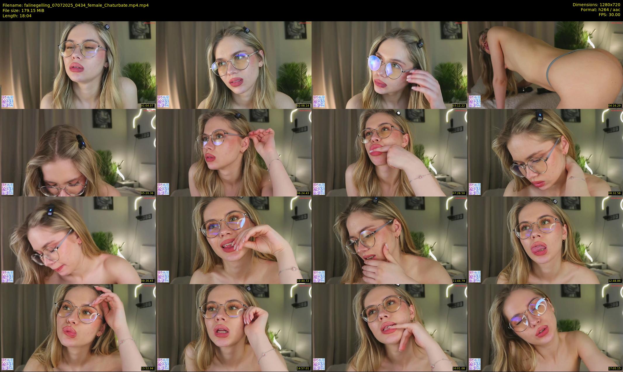 falinegelling — 19 minute Chaturbate female cam show recording, 720p, Jul 7, 2025