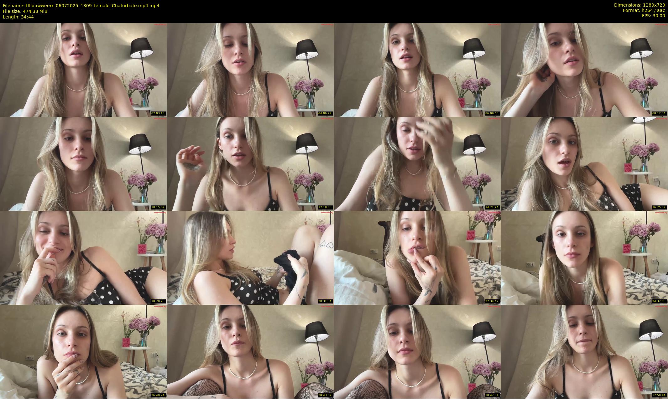 fflloowweerr — 35 minute Chaturbate couple cam show recording, 720p, Jul 6, 2025