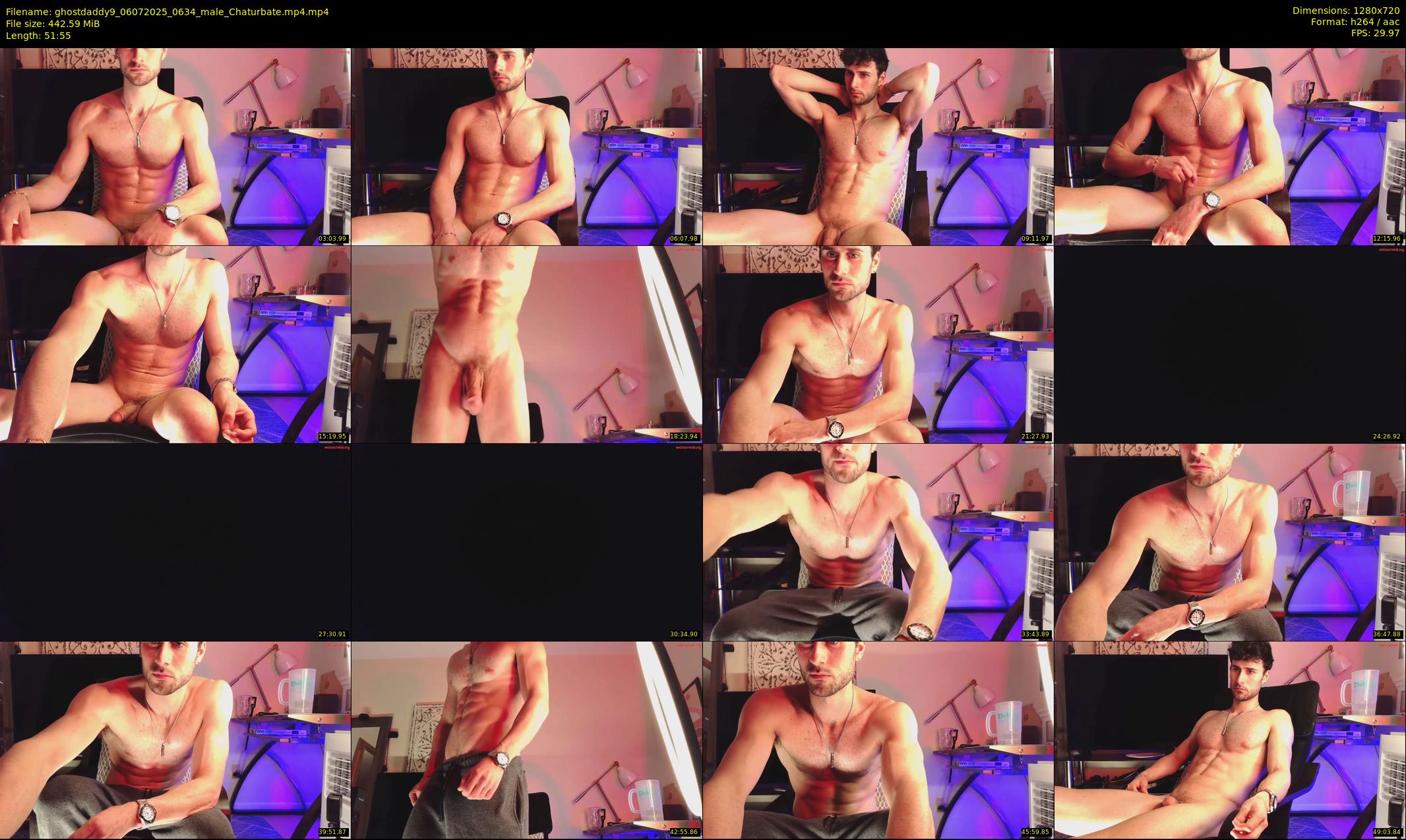 ghostdaddy9 — 52 minute Chaturbate male cam show recording, 720p, Jul 6, 2025