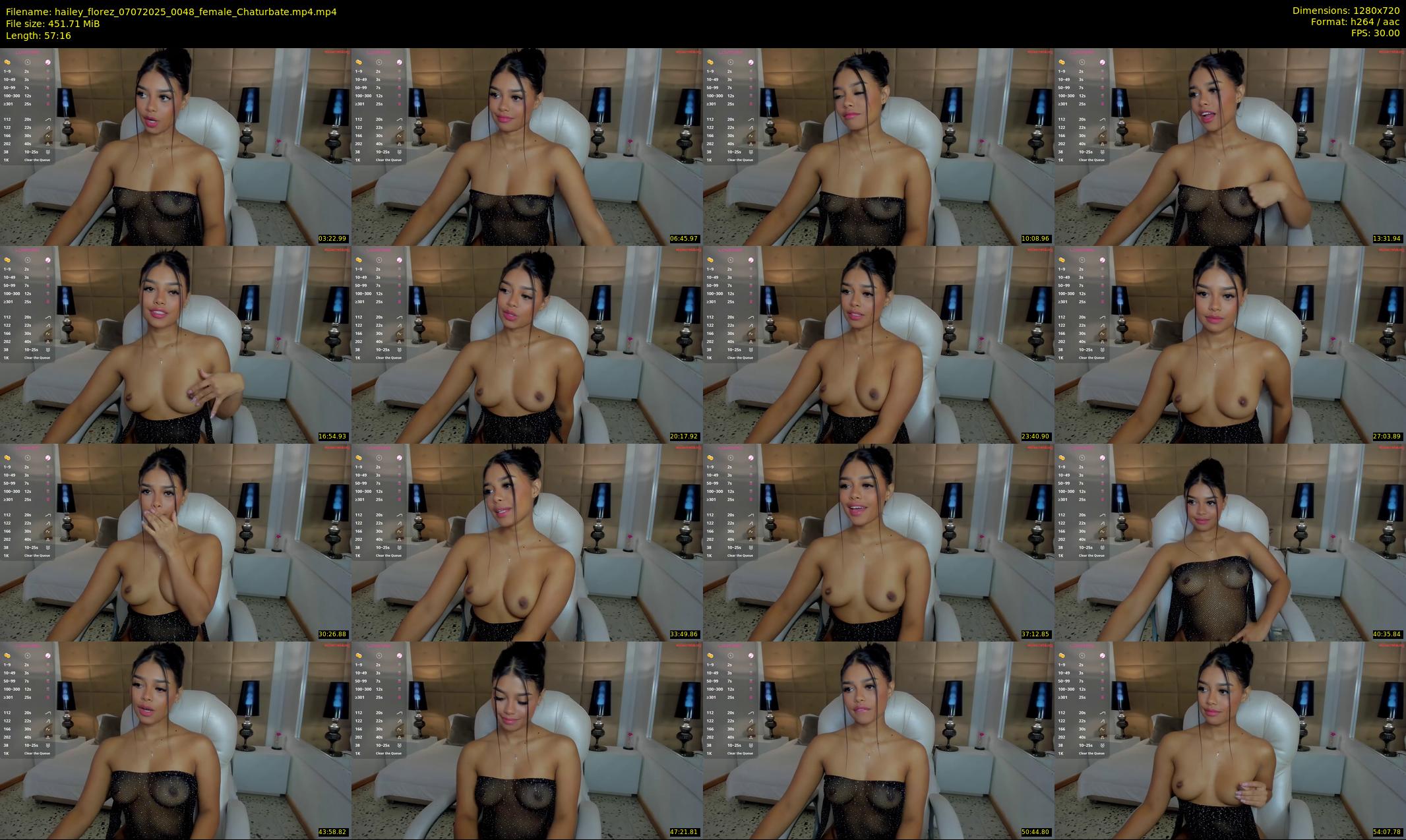 hailey_florez — 58 minute Chaturbate female cam show recording, 720p, Jul 7, 2025