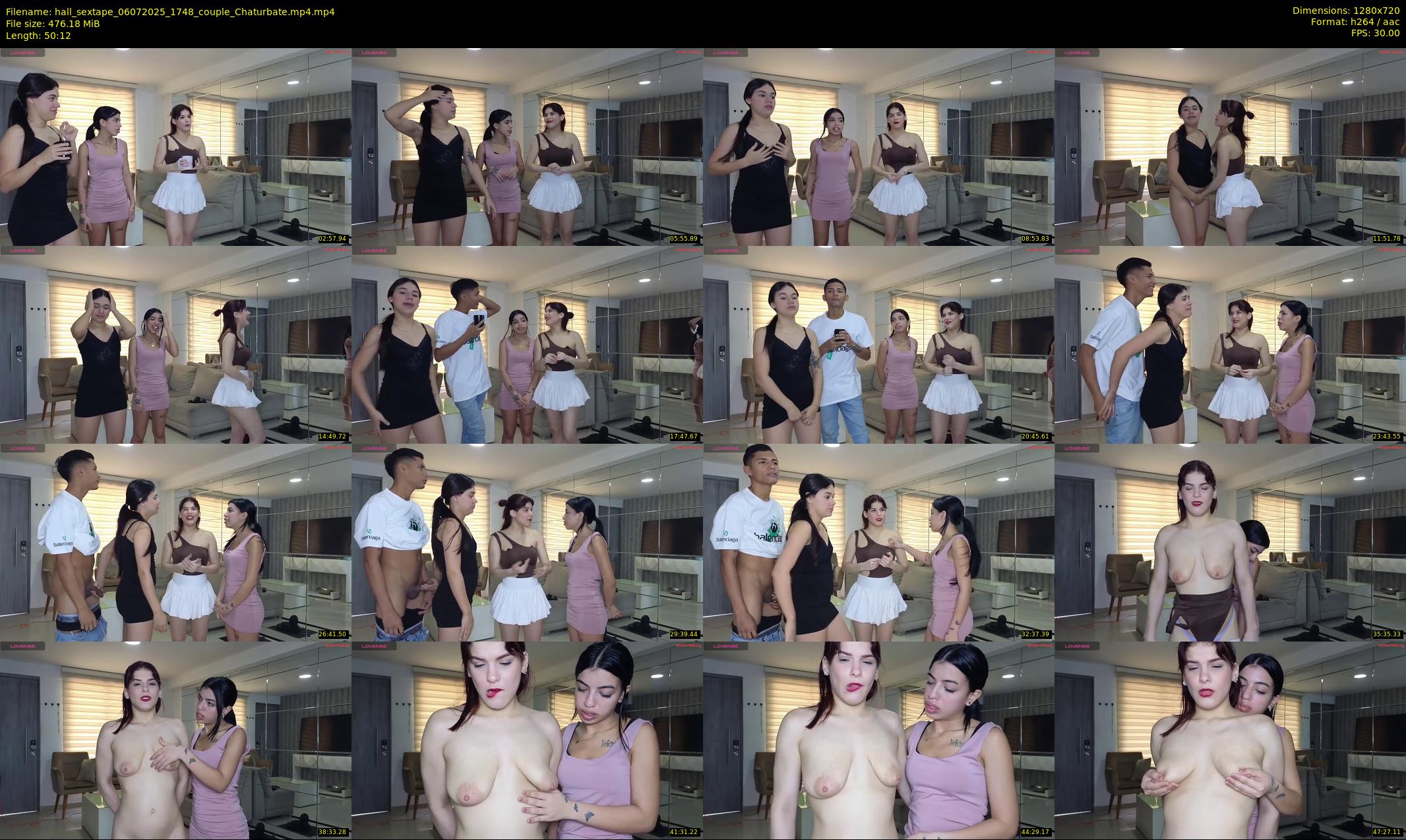 hall_sextape — 51 minute Chaturbate couple cam show recording, 720p, Jul 6, 2025