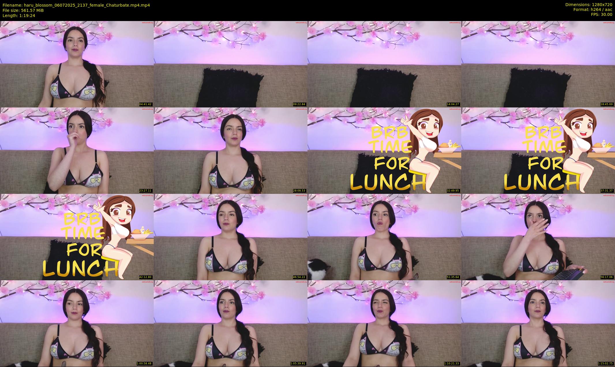haru_blossom — 80 minute Chaturbate female cam show recording, 720p, Jul 6, 2025