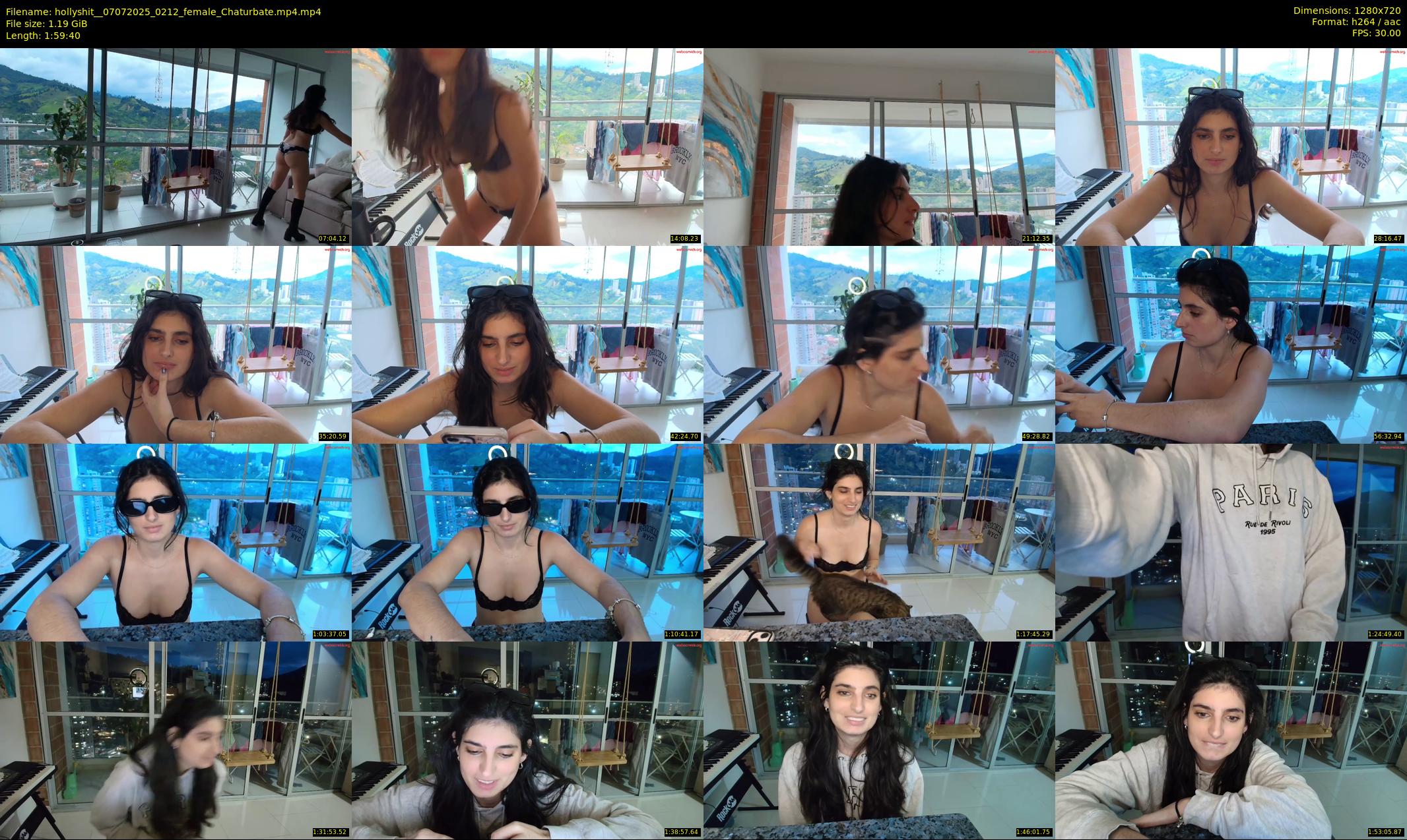 hollyshit_ — 120 minute Chaturbate female cam show recording, 720p, Jul 7, 2025
