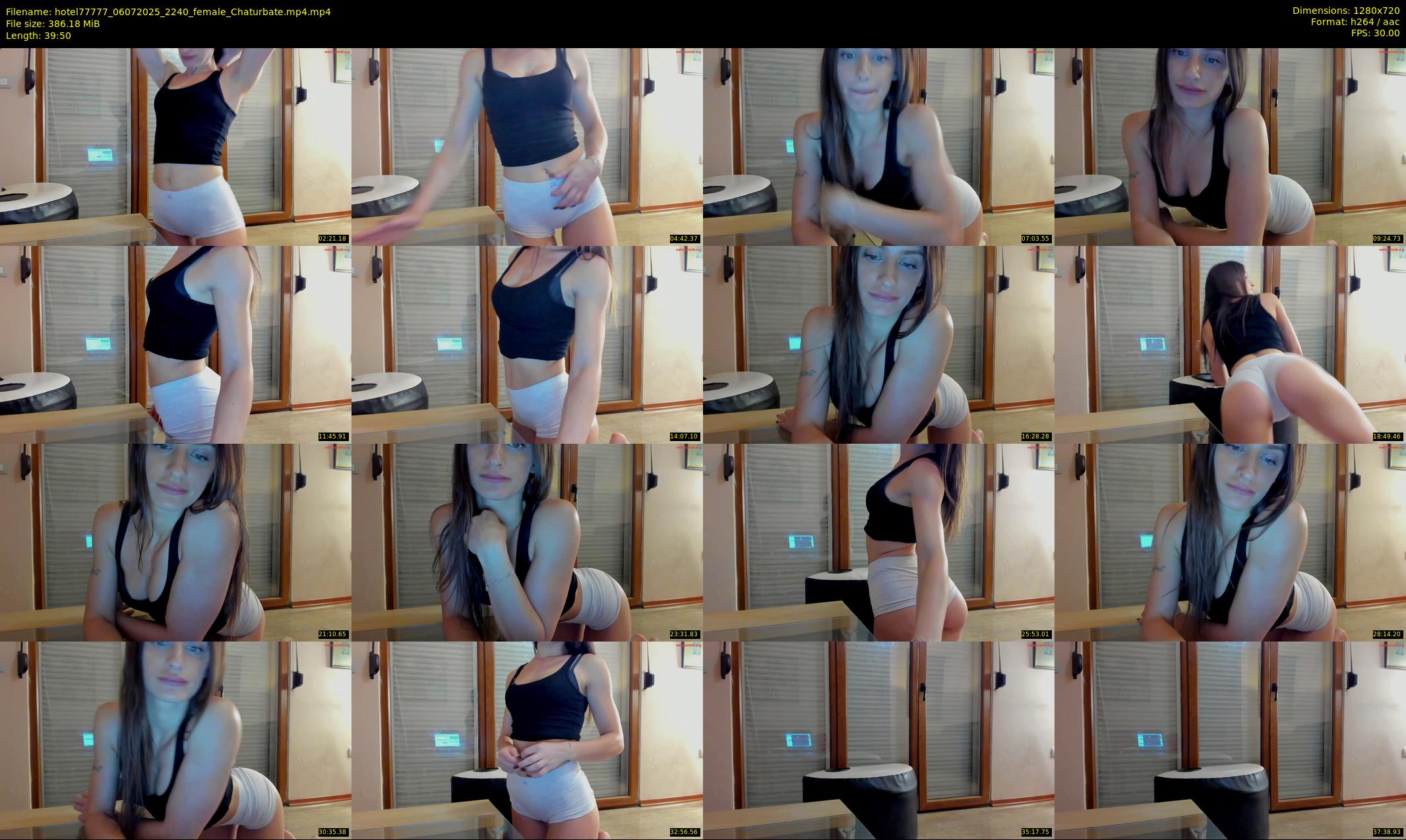 hotel77777 — 40 minute Chaturbate female cam show recording, 720p, Jul 6, 2025