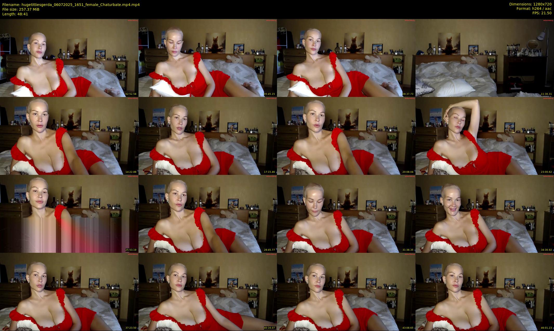 hugetittiesgerda — 49 minute Chaturbate female cam show recording, 720p, Jul 6, 2025