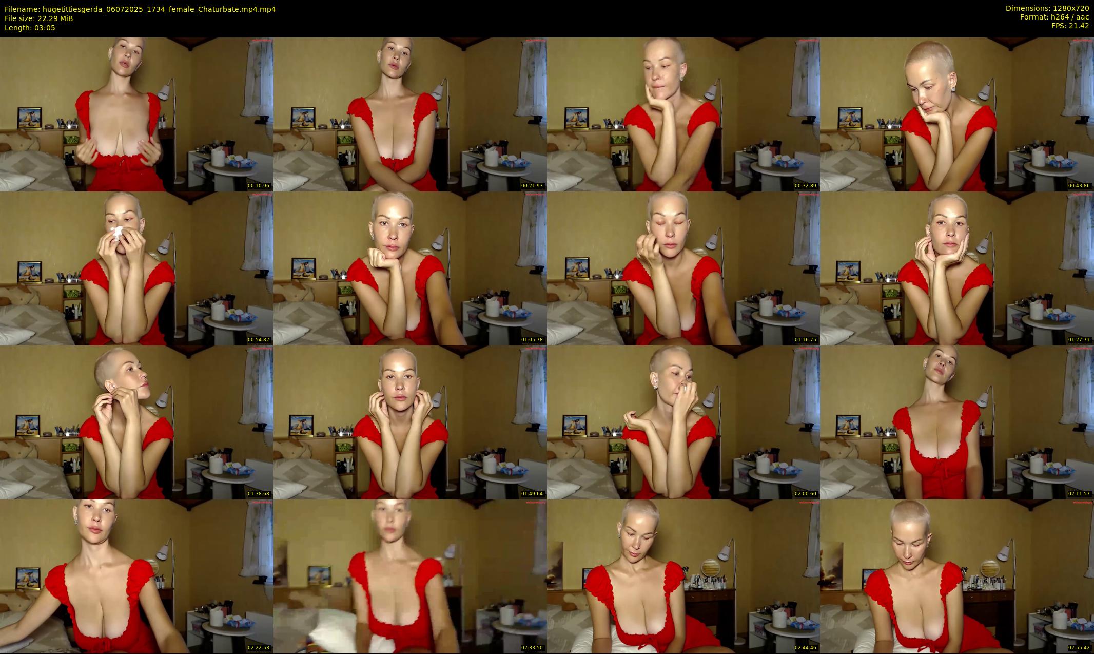 hugetittiesgerda — 4 minute Chaturbate female cam show recording, 720p, Jul 6, 2025