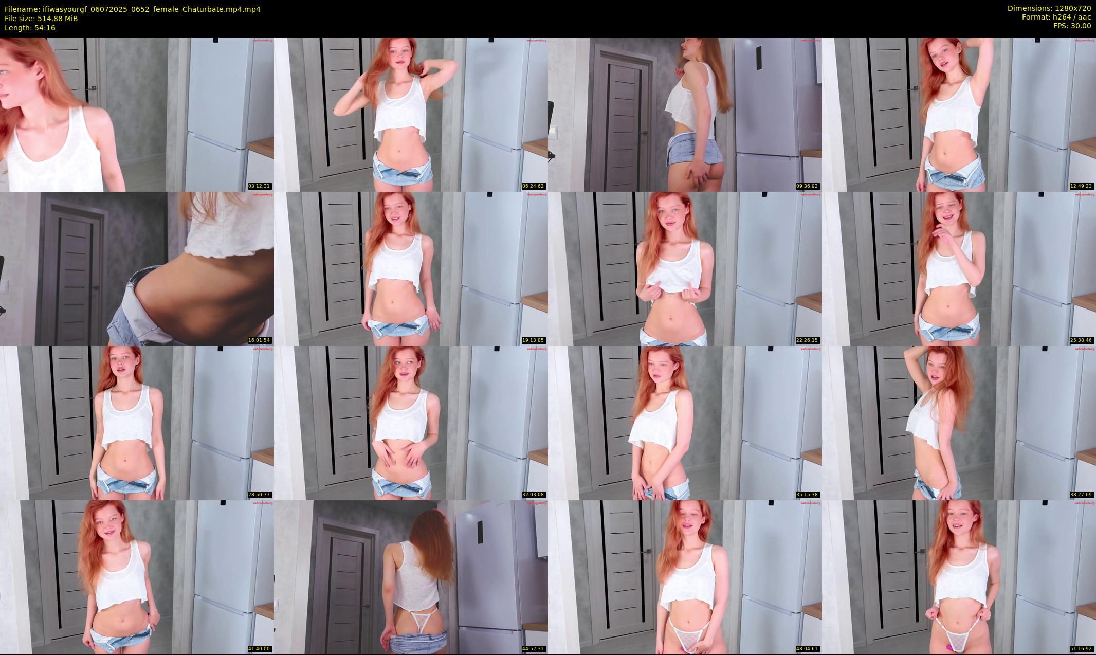 ifiwasyourgf — 55 minute Chaturbate female cam show recording, 720p, Jul 6, 2025