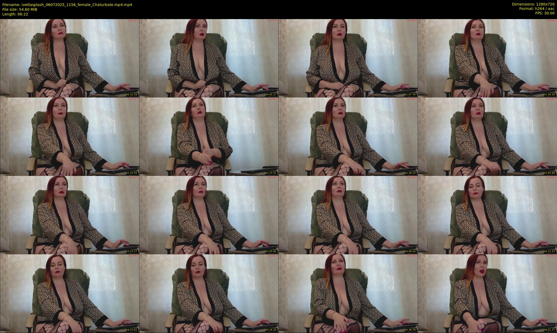 ivettasplash — 7 minute Chaturbate female cam show recording, 720p, Jul 6, 2025
