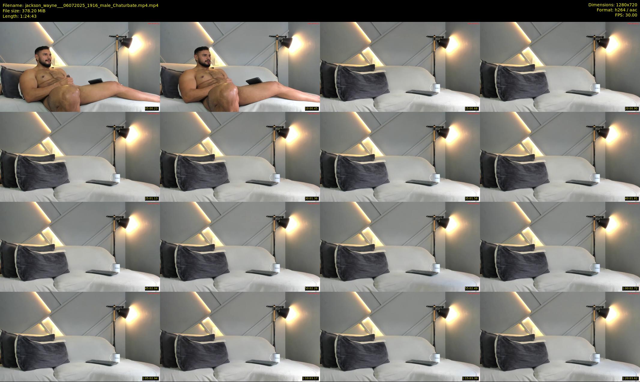 jackson_wayne__ — 85 minute Chaturbate male cam show recording, 720p, Jul 6, 2025