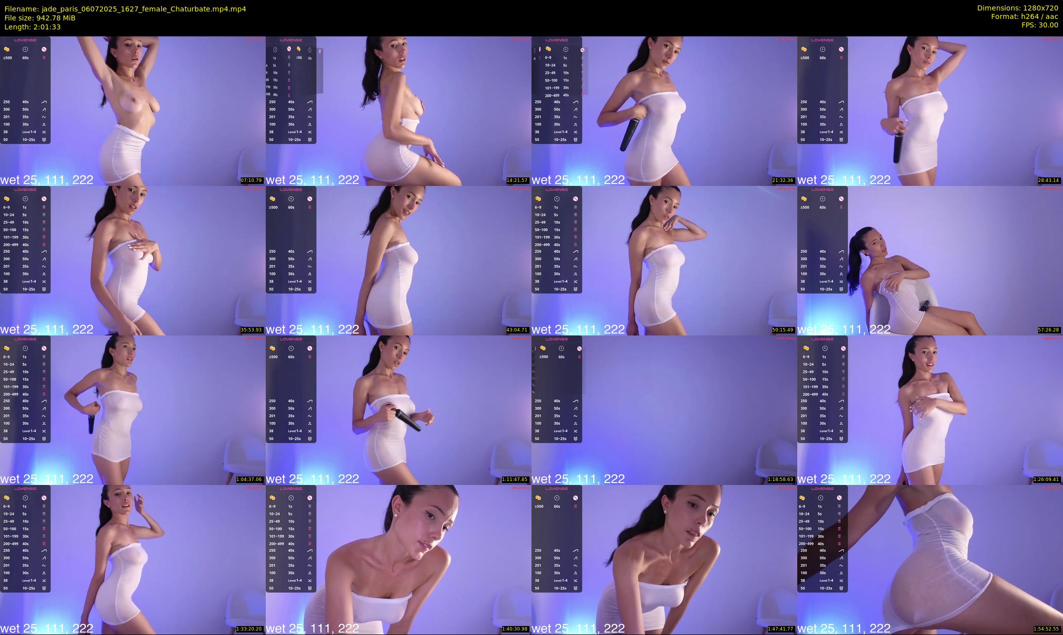 jade_paris — 122 minute Chaturbate female cam show recording, 720p, Jul 6, 2025