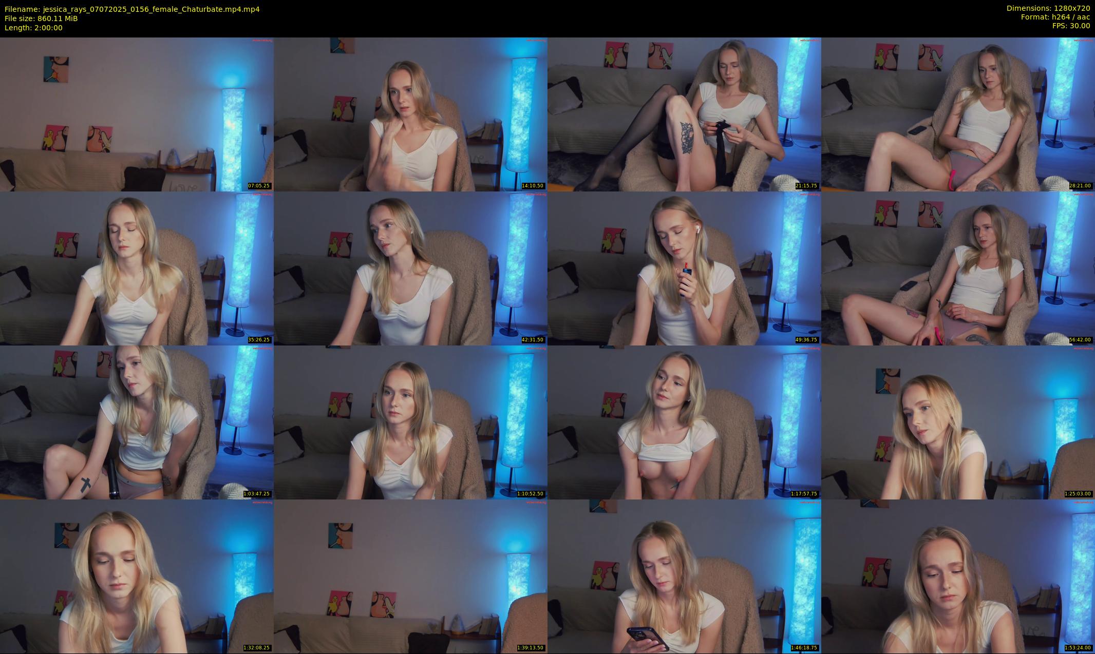 jessica_rays — 120 minute Chaturbate couple cam show recording, 720p, Jul 7, 2025