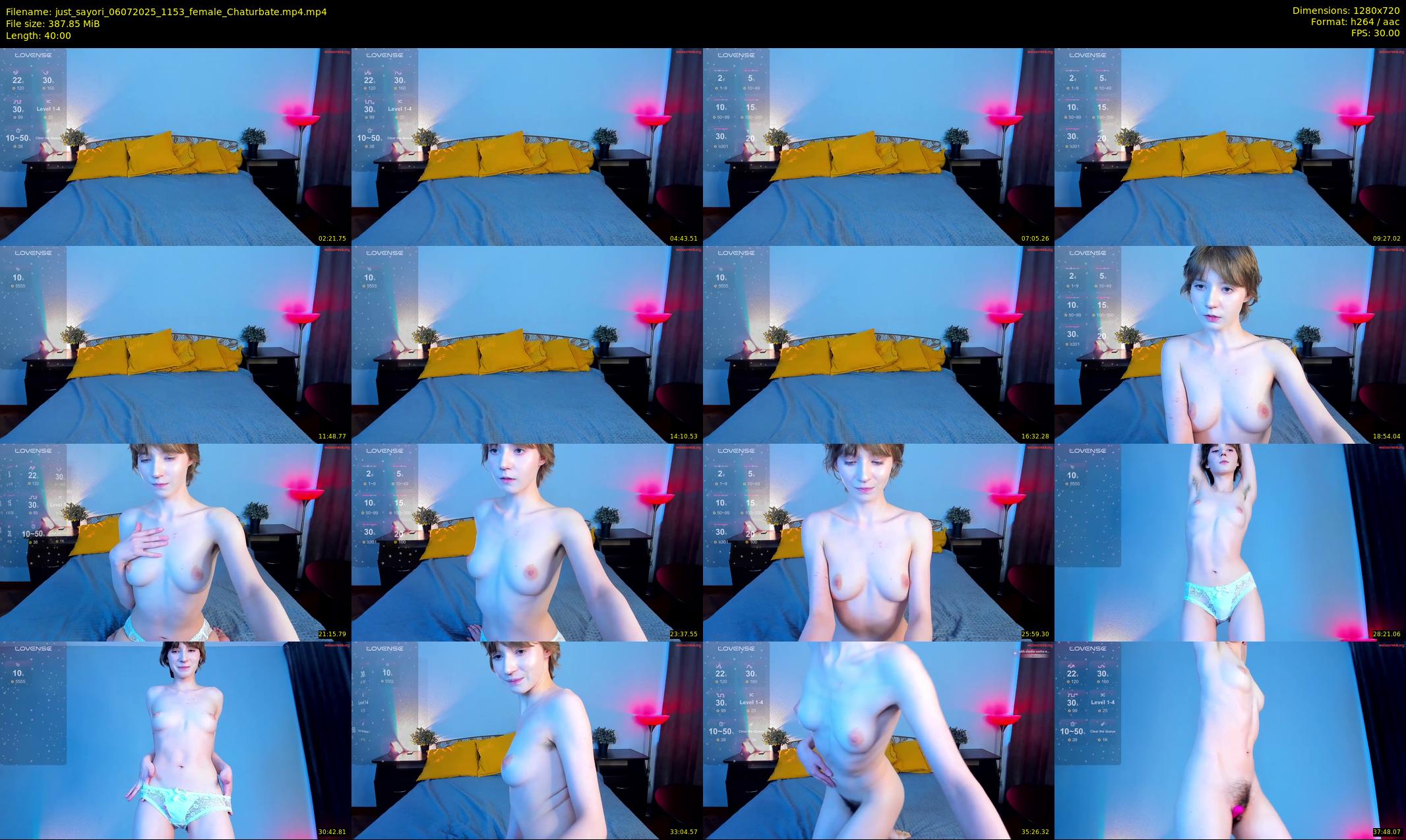 just_sayori — 40 minute Chaturbate female cam show recording, 720p, Jul 6, 2025