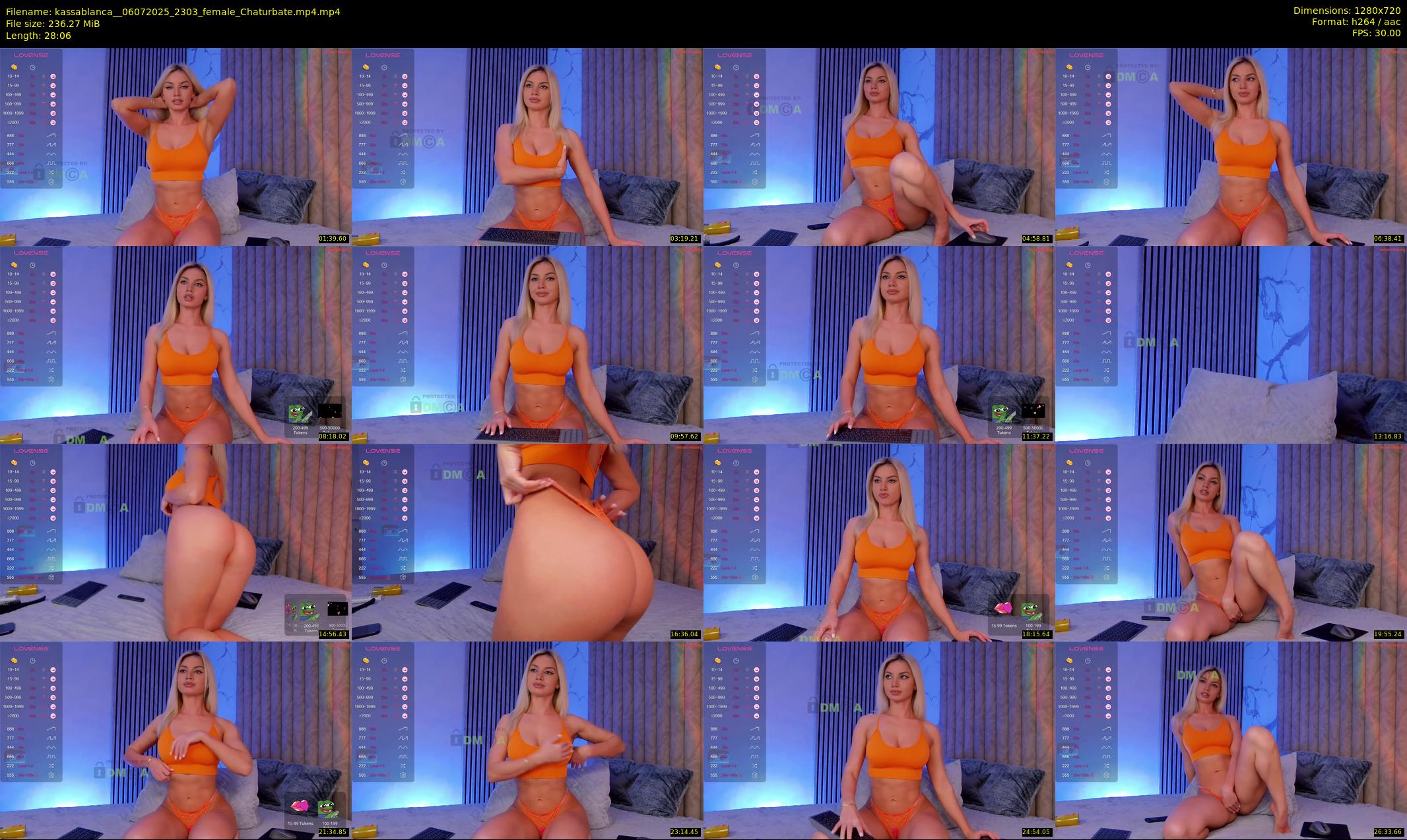kassablanca_ — 29 minute Chaturbate female cam show recording, 720p, Jul 6, 2025