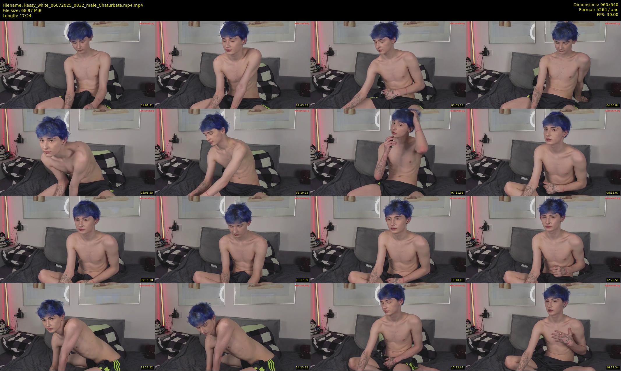 kessy_white — 18 minute Chaturbate male cam show recording, 480p, Jul 6, 2025