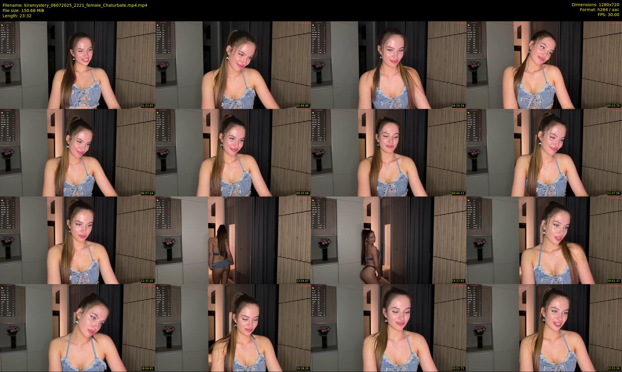 kiramystery — 24 minute Chaturbate female cam show recording, 720p, Jul 6, 2025