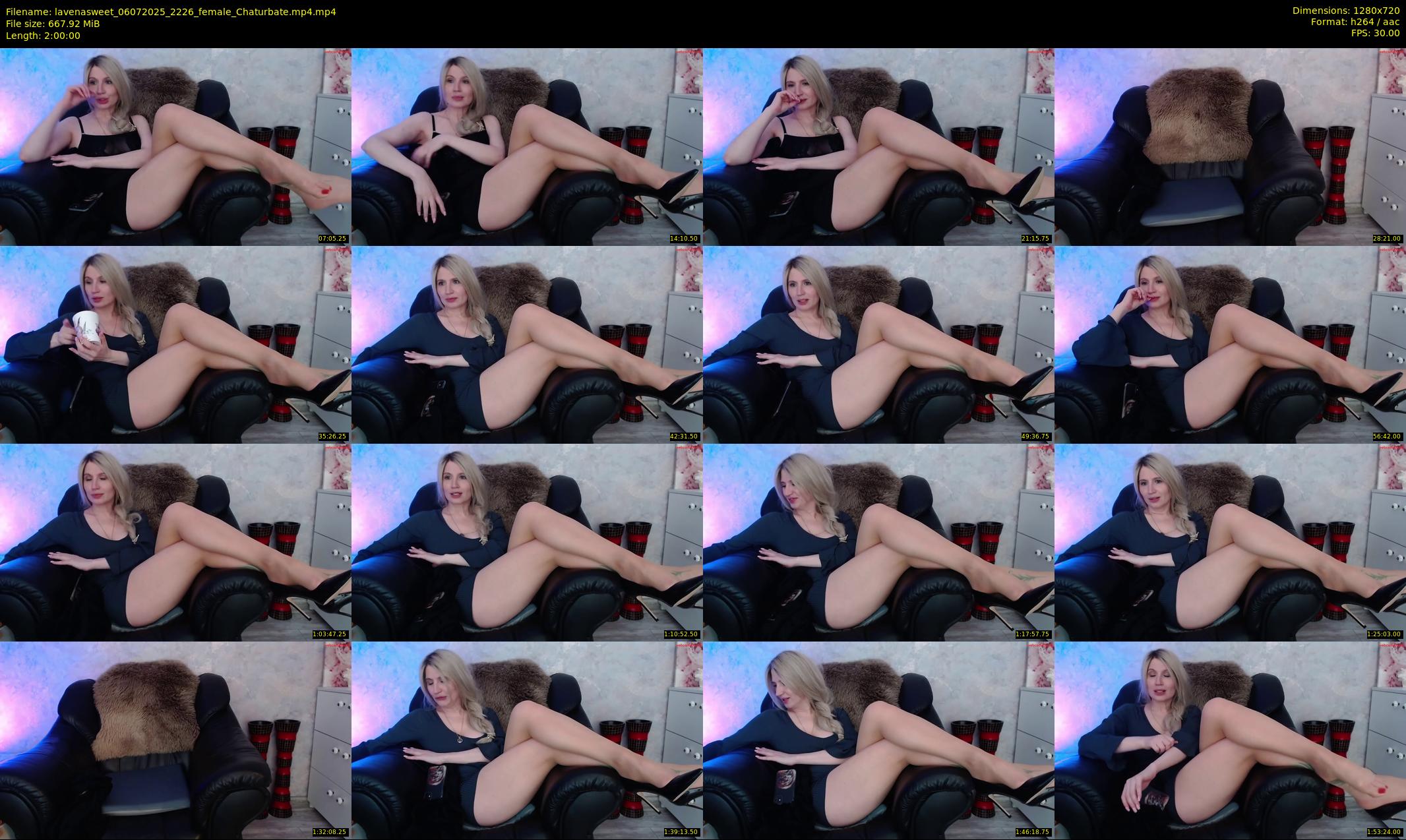 lavenasweet — 120 minute Chaturbate female cam show recording, 720p, Jul 6, 2025