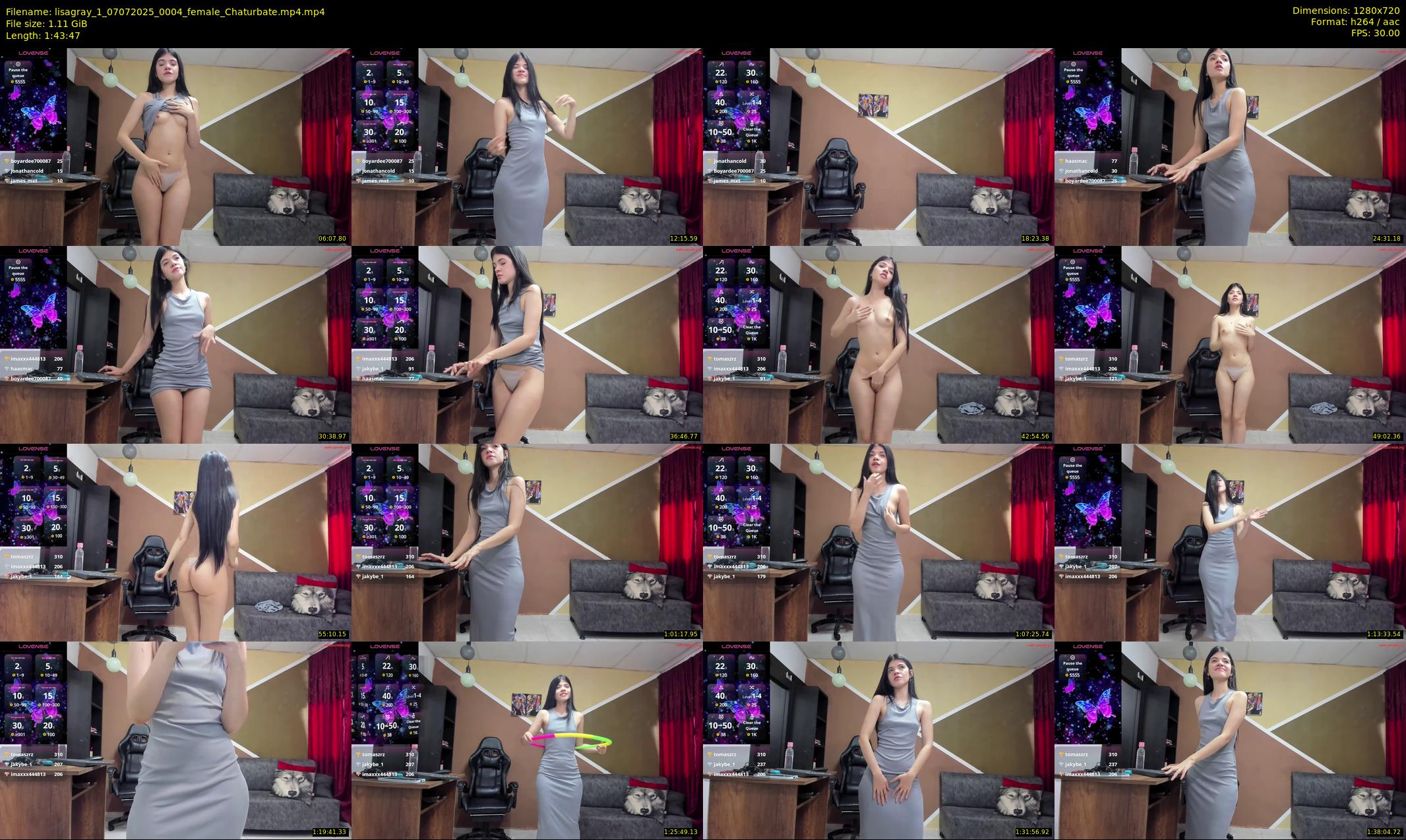 lisagray_1 — 104 minute Chaturbate female cam show recording, 720p, Jul 7, 2025