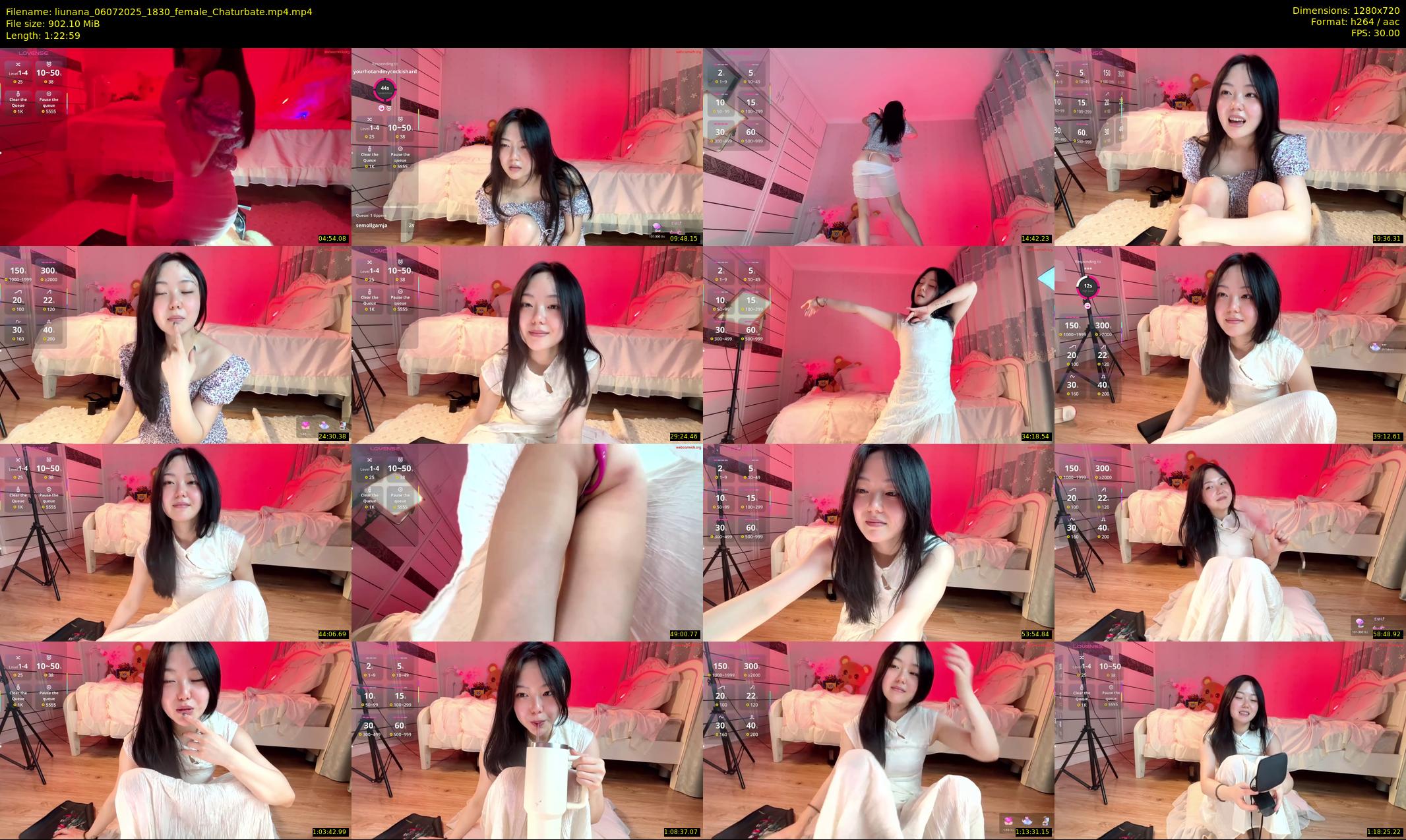 liunana — 83 minute Chaturbate female cam show recording, 720p, Jul 6, 2025