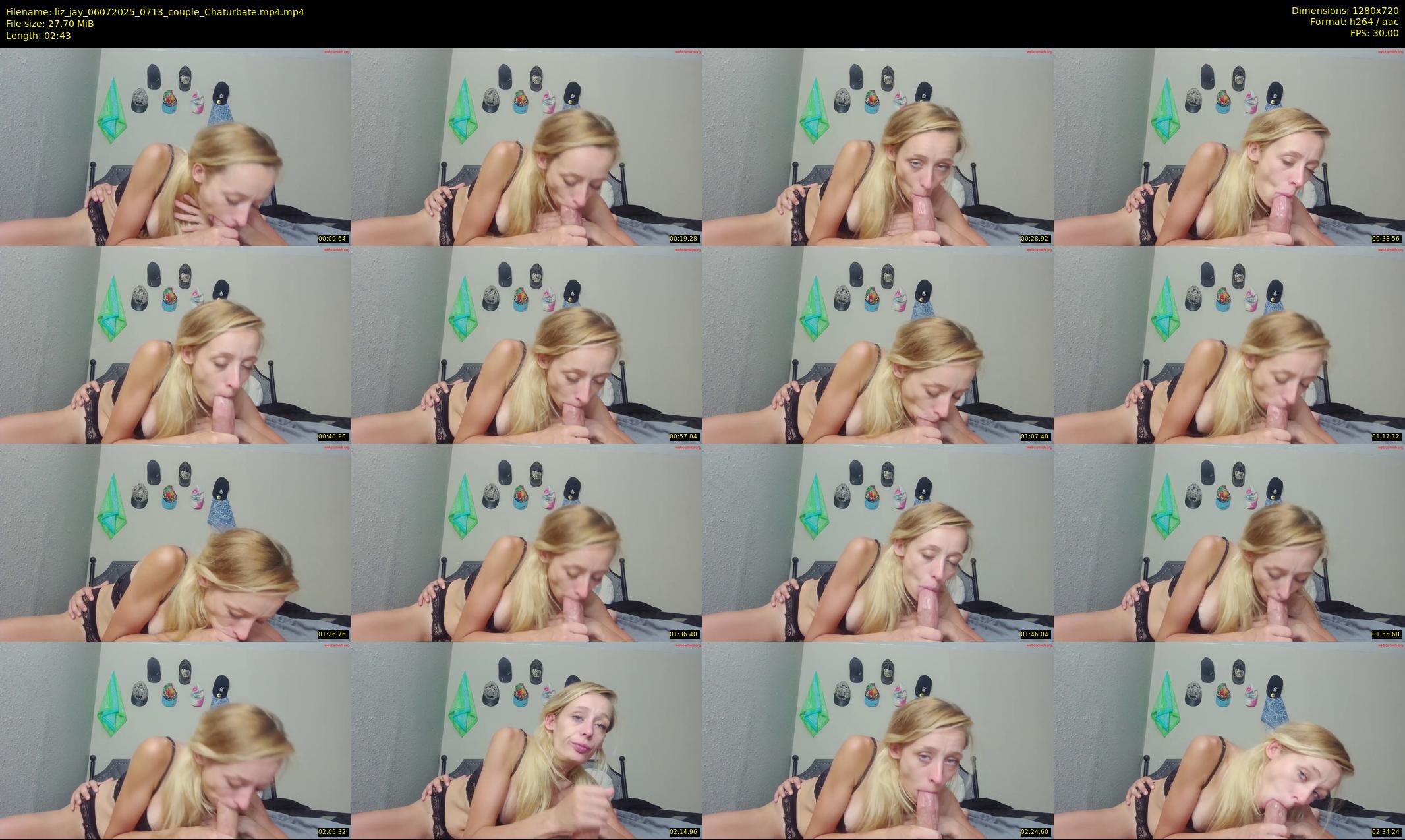 liz_jay — 3 minute Chaturbate couple cam show recording, 720p, Jul 6, 2025