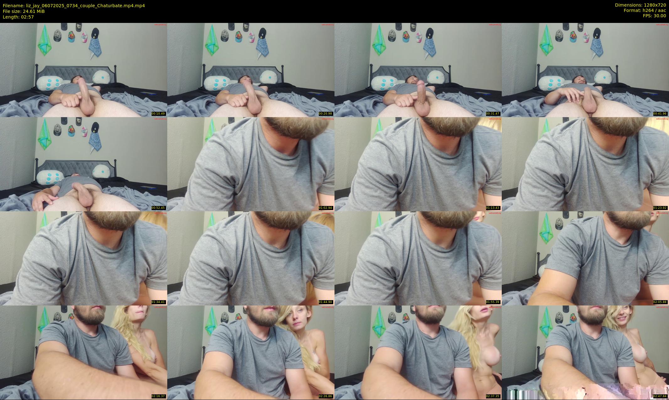 liz_jay — 3 minute Chaturbate couple cam show recording, 720p, Jul 6, 2025