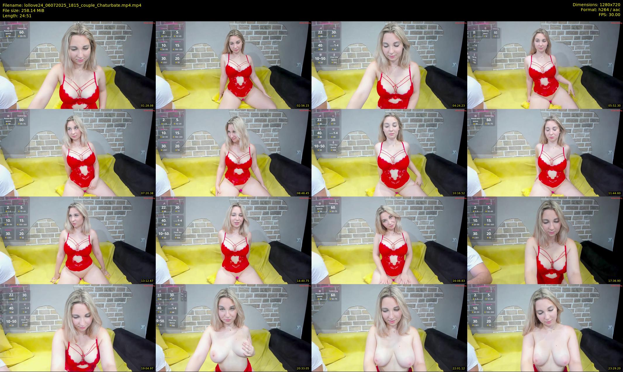 lollove24 — 25 minute Chaturbate couple cam show recording, 720p, Jul 6, 2025