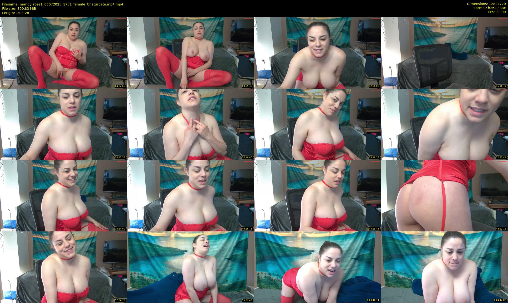 mandy_rose1 — 69 minute Chaturbate female cam show recording, 720p, Jul 6, 2025