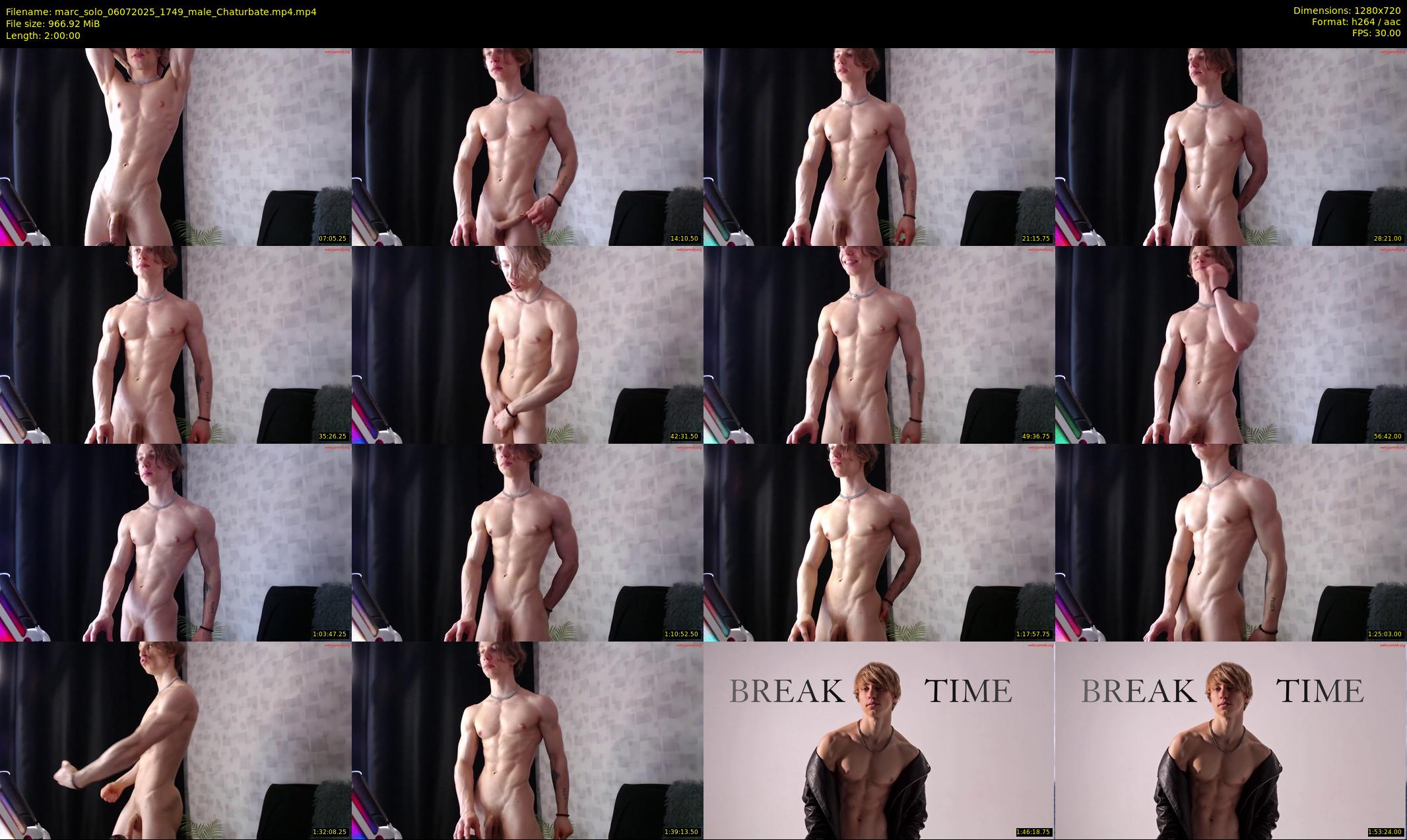 marc_solo — 120 minute Chaturbate male cam show recording, 720p, Jul 6, 2025