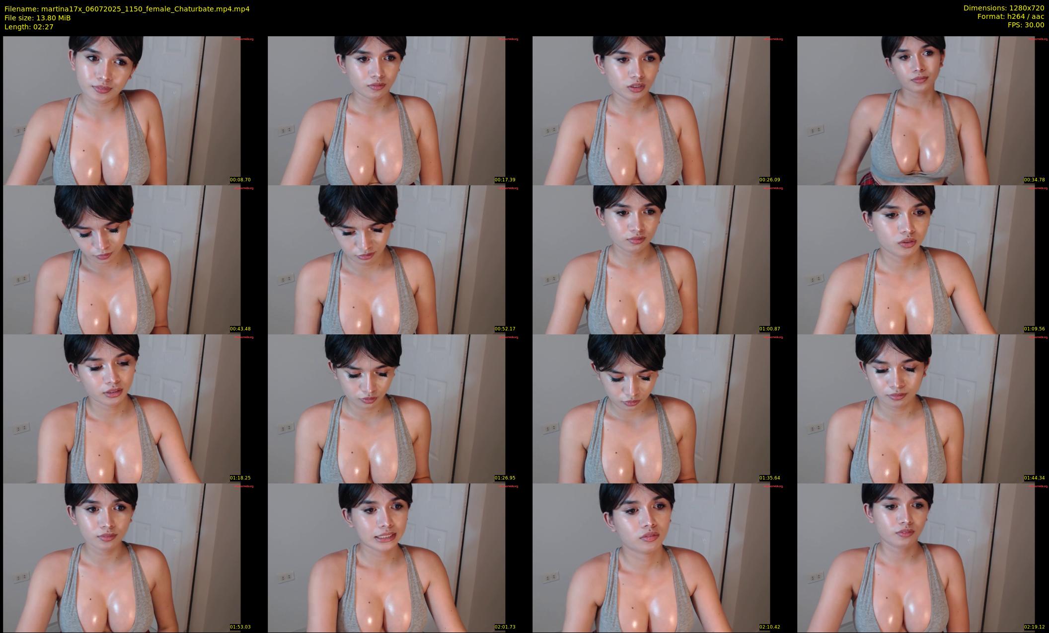 martina17x — 3 minute Chaturbate female cam show recording, 720p, Jul 6, 2025