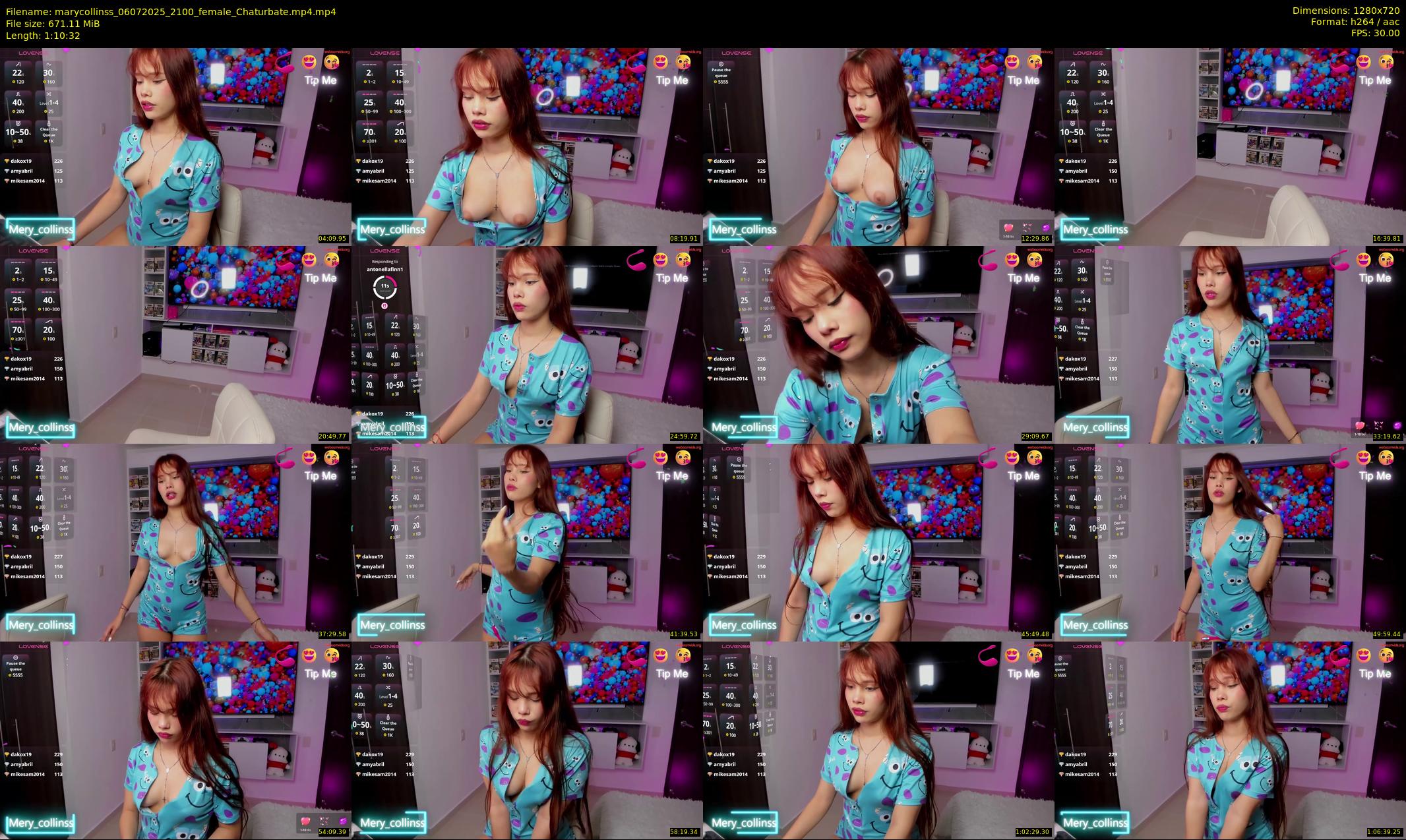 marycollinss — 71 minute Chaturbate female cam show recording, 720p, Jul 6, 2025