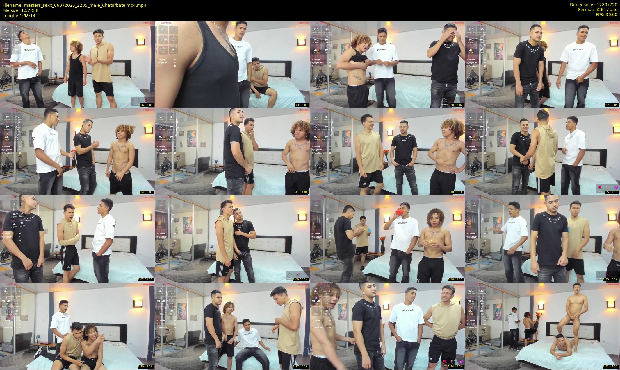 masters_sexx — 119 minute Chaturbate male cam show recording, 720p, Jul 6, 2025
