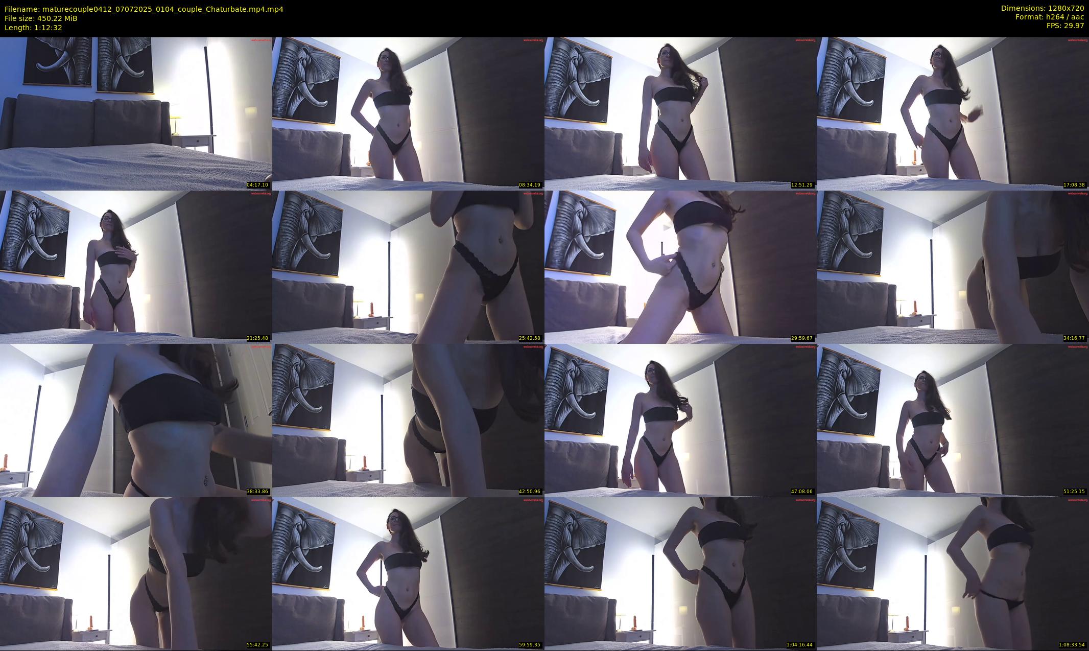maturecouple0412 — 73 minute Chaturbate couple cam show recording, 720p, Jul 7, 2025