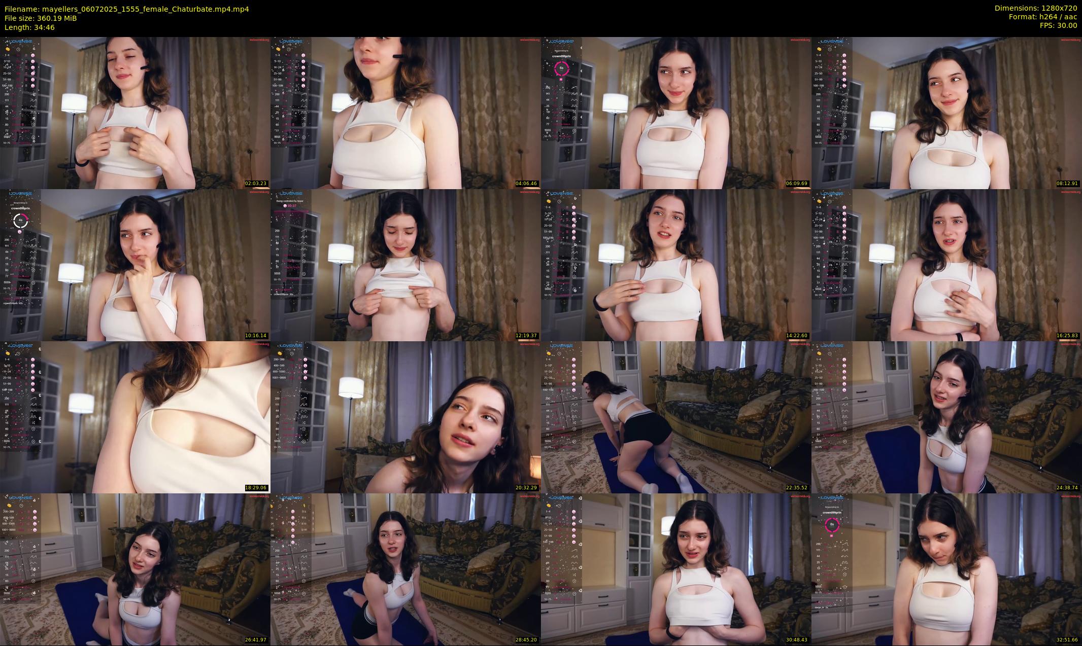 mayellers — 35 minute Chaturbate female cam show recording, 720p, Jul 6, 2025