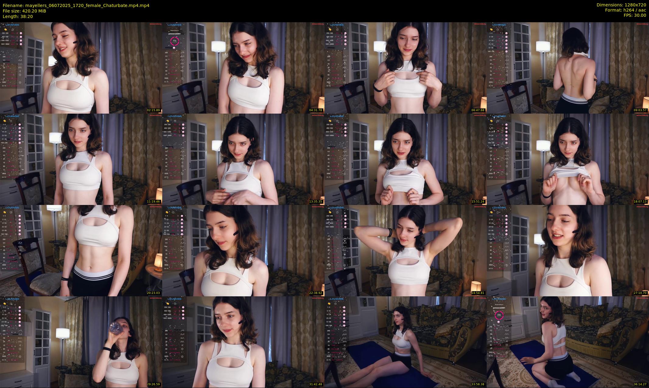 mayellers — 39 minute Chaturbate female cam show recording, 720p, Jul 6, 2025