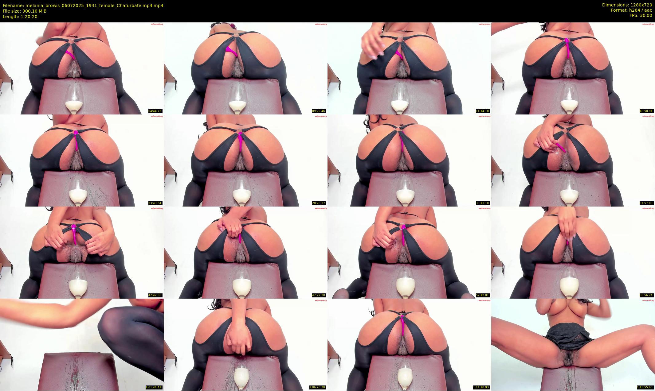 melania_browis — 81 minute Chaturbate female cam show recording, 720p, Jul 6, 2025