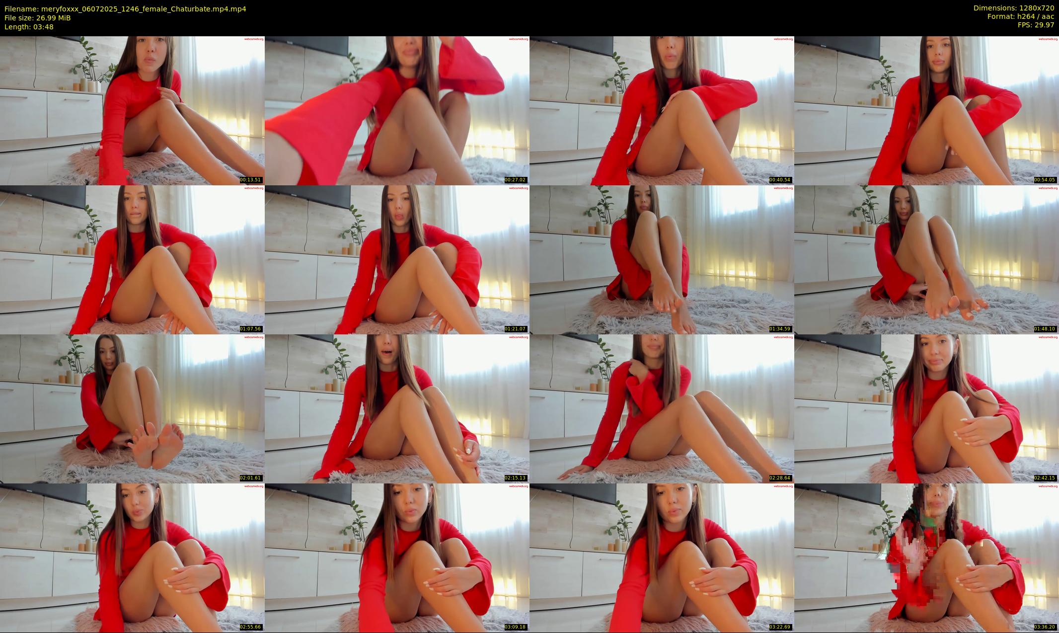 meryfoxxx — 4 minute Chaturbate female cam show recording, 720p, Jul 6, 2025