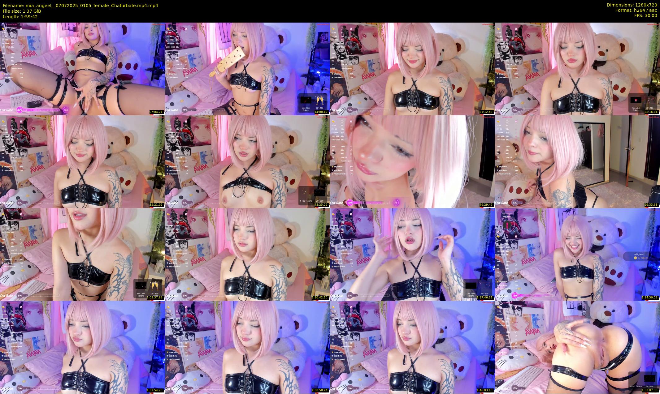 mia_angeel_ — 120 minute Chaturbate female cam show recording, 720p, Jul 7, 2025