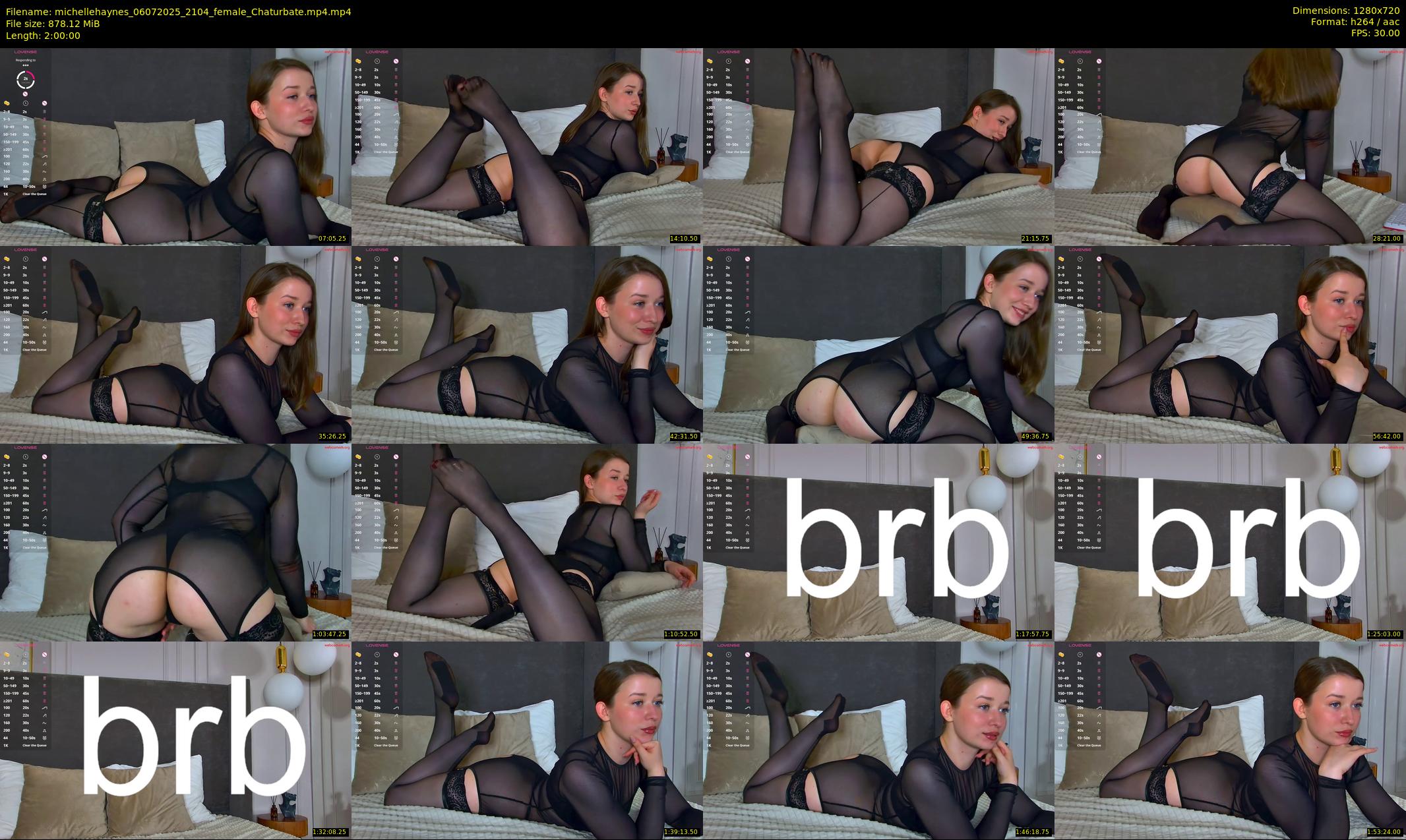 michellehaynes — 120 minute Chaturbate female cam show recording, 720p, Jul 6, 2025