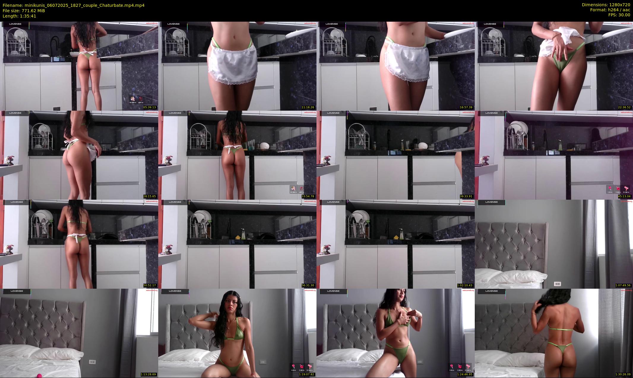 minikunis — 96 minute Chaturbate couple cam show recording, 720p, Jul 6, 2025