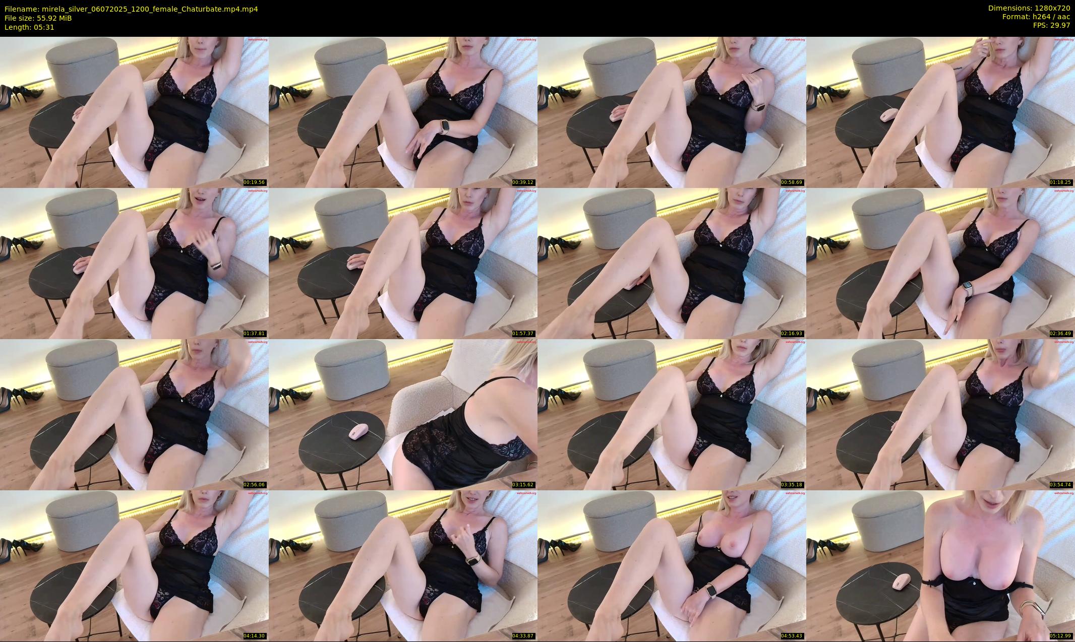 mirela_silver — 6 minute Chaturbate female cam show recording, 720p, Jul 6, 2025