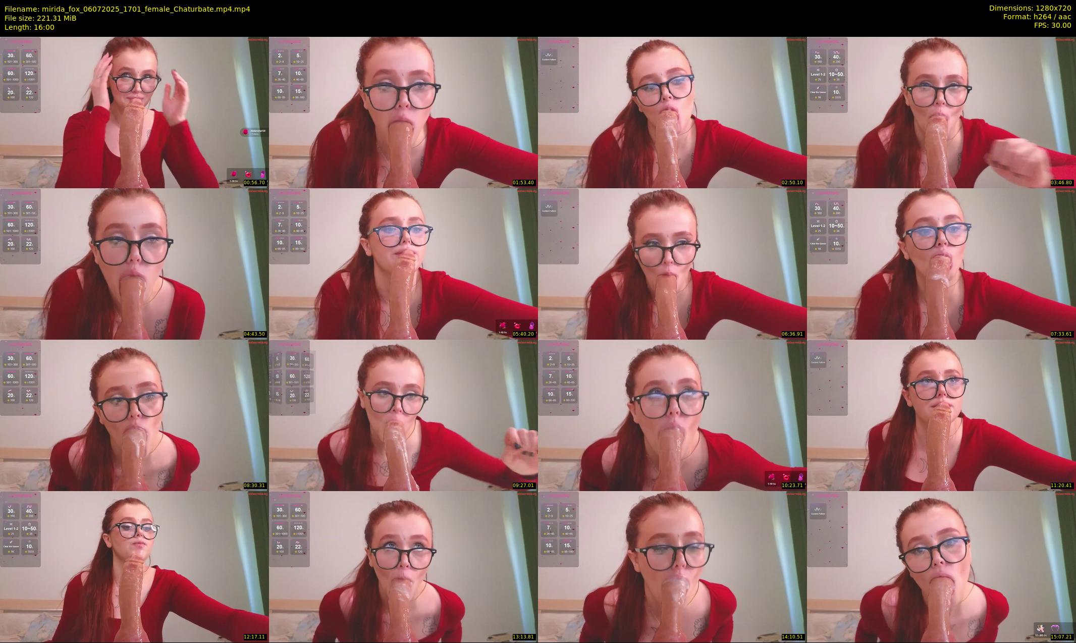 mirida_fox — 16 minute Chaturbate female cam show recording, 720p, Jul 6, 2025