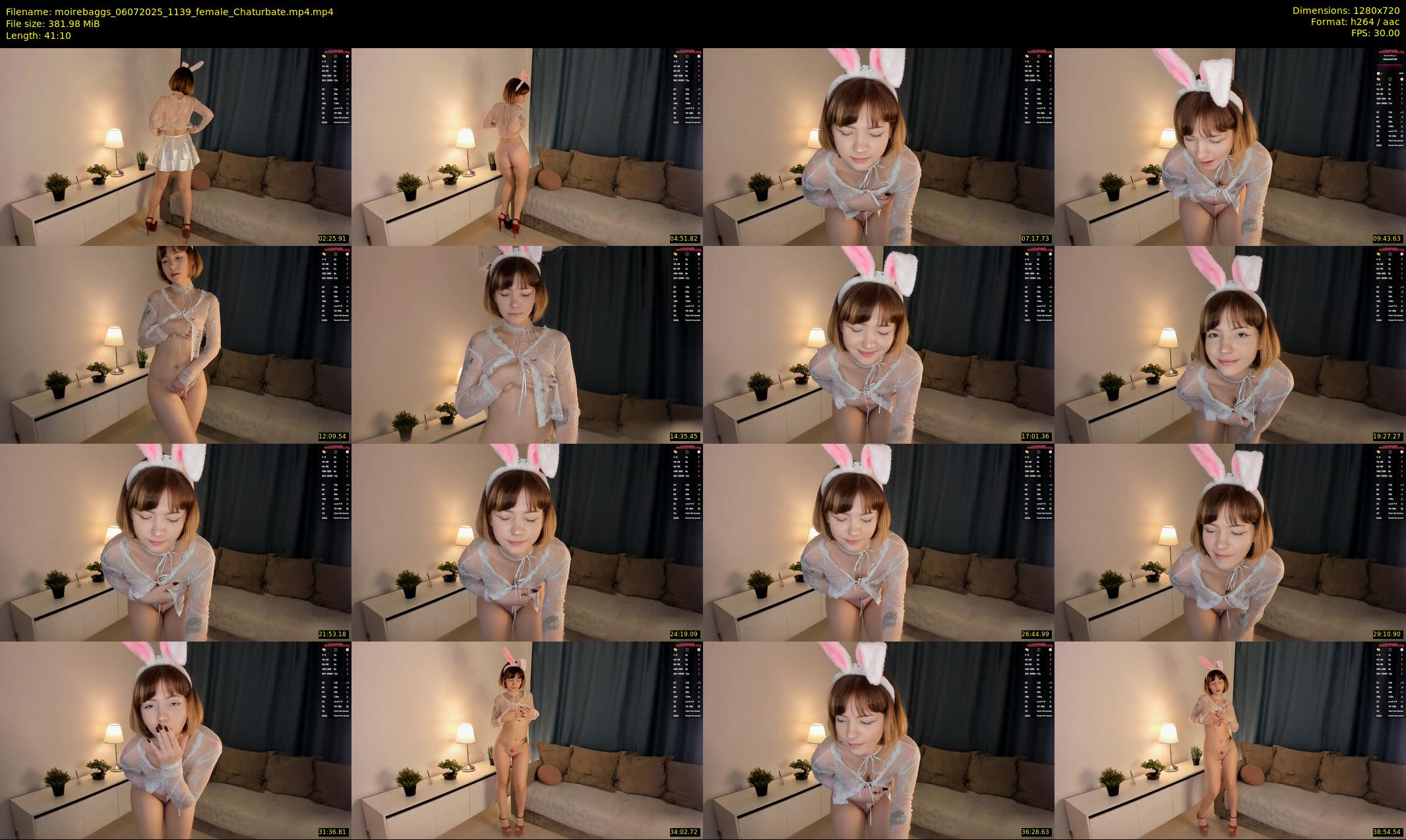 moirebaggs — 42 minute Chaturbate female cam show recording, 720p, Jul 6, 2025