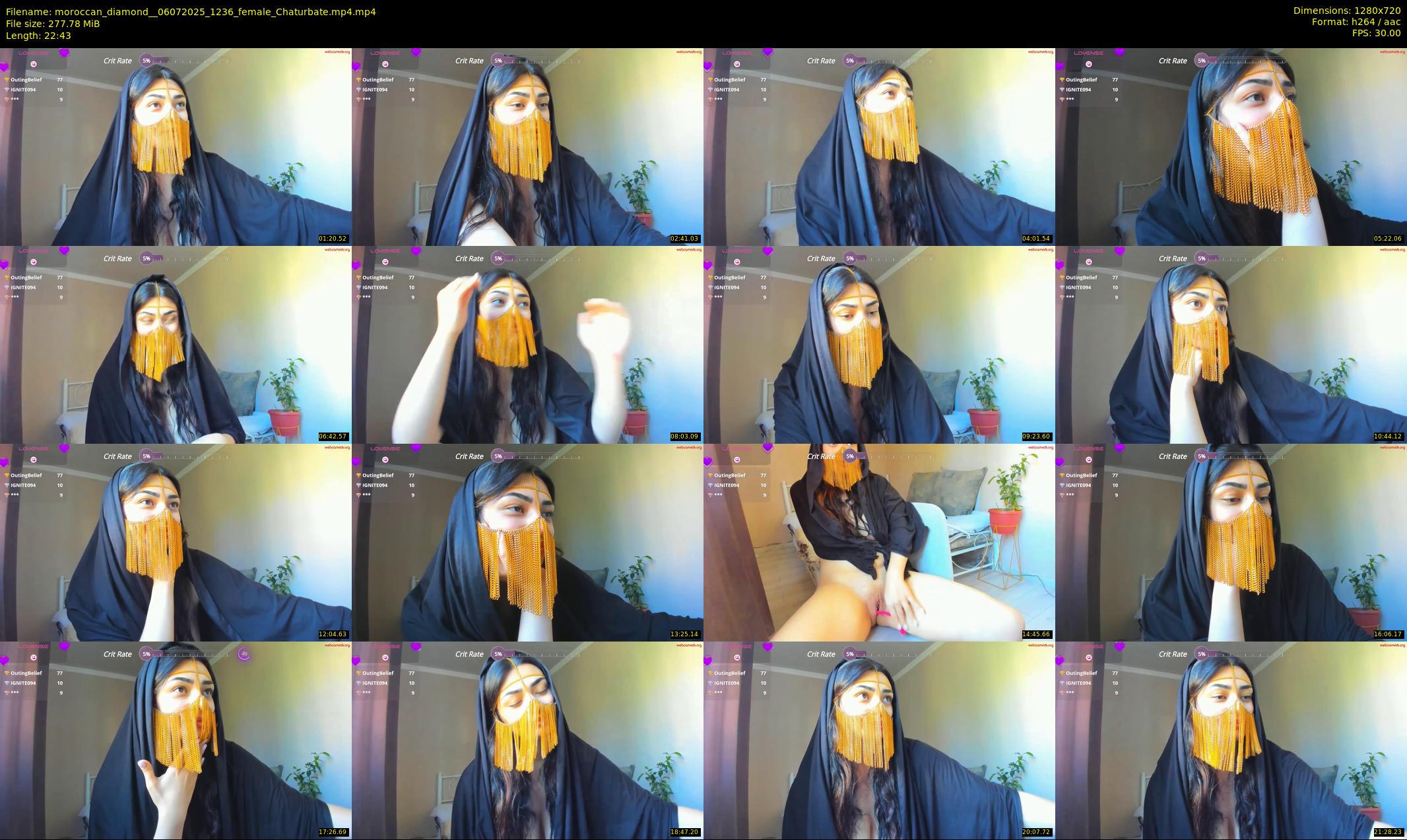 moroccan_diamond_ — 23 minute Chaturbate female cam show recording, 720p, Jul 6, 2025